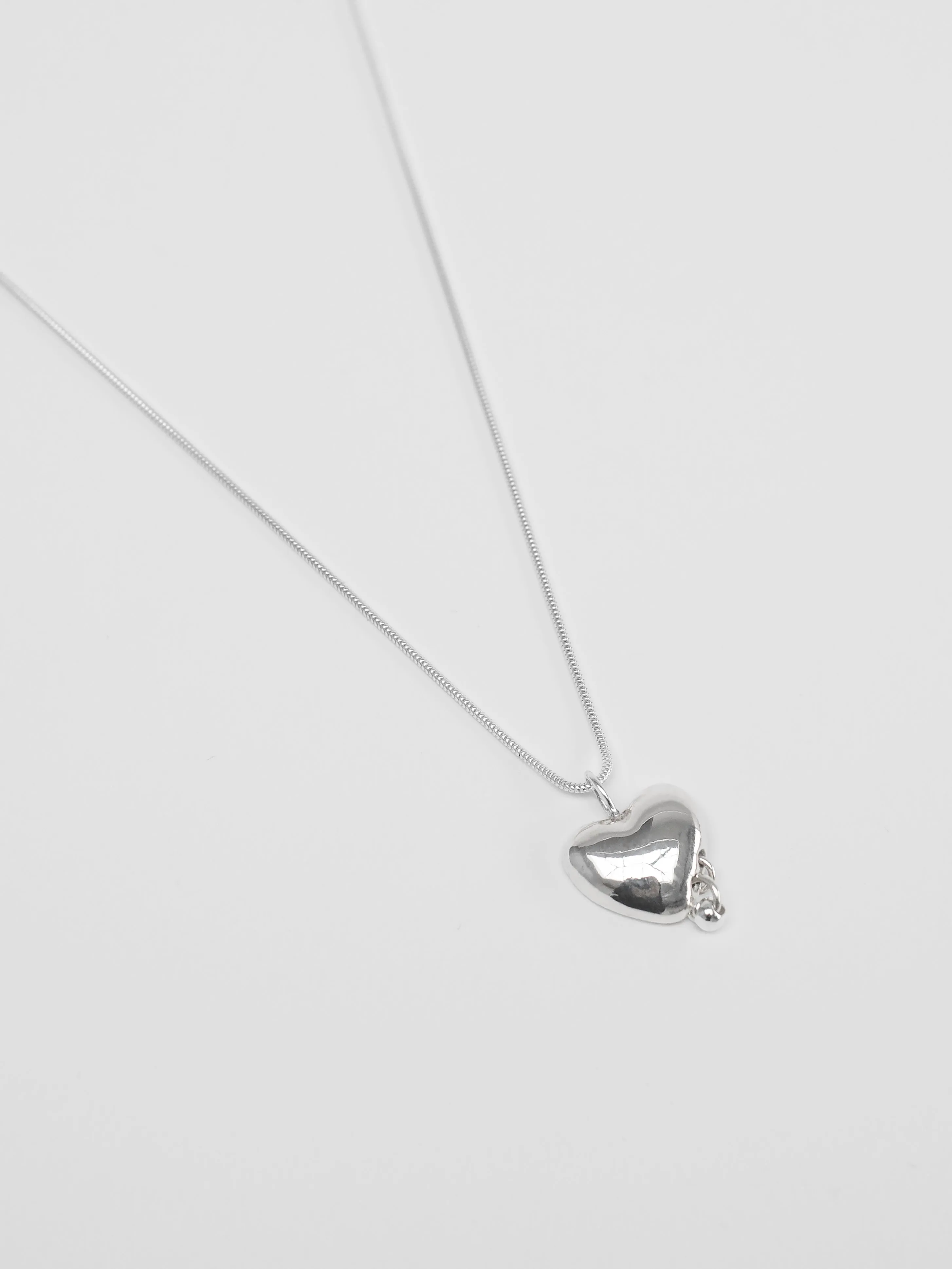 Pierced Heart Necklace in Sterling Silver (Sample) sold by Wolf Circus product image thumbnail 4