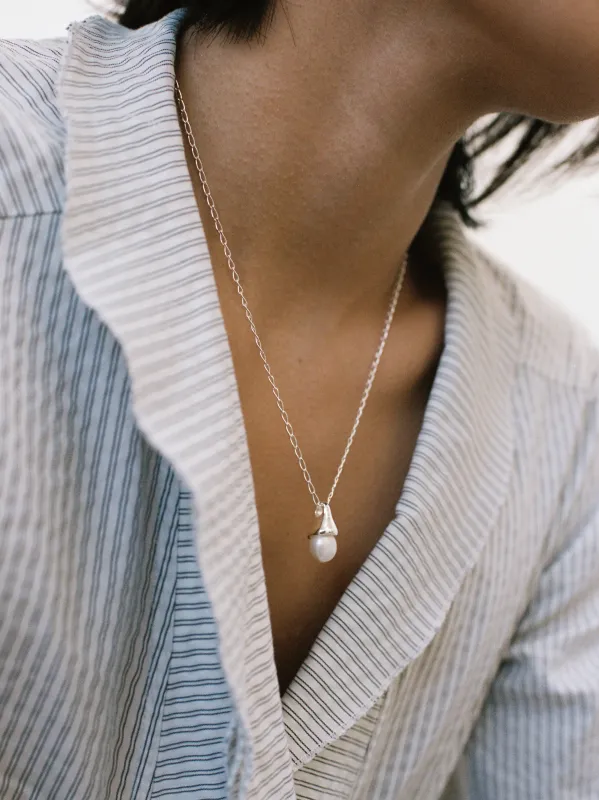 Anna Necklace in Sterling Silver 18" sold by Wolf Circus