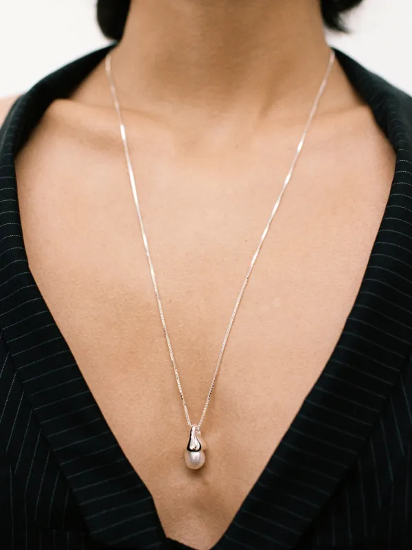 Anna Necklace in Sterling Silver 30" sold by Wolf Circus