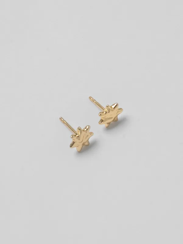 Sun Studs in Gold sold by Wolf Circus