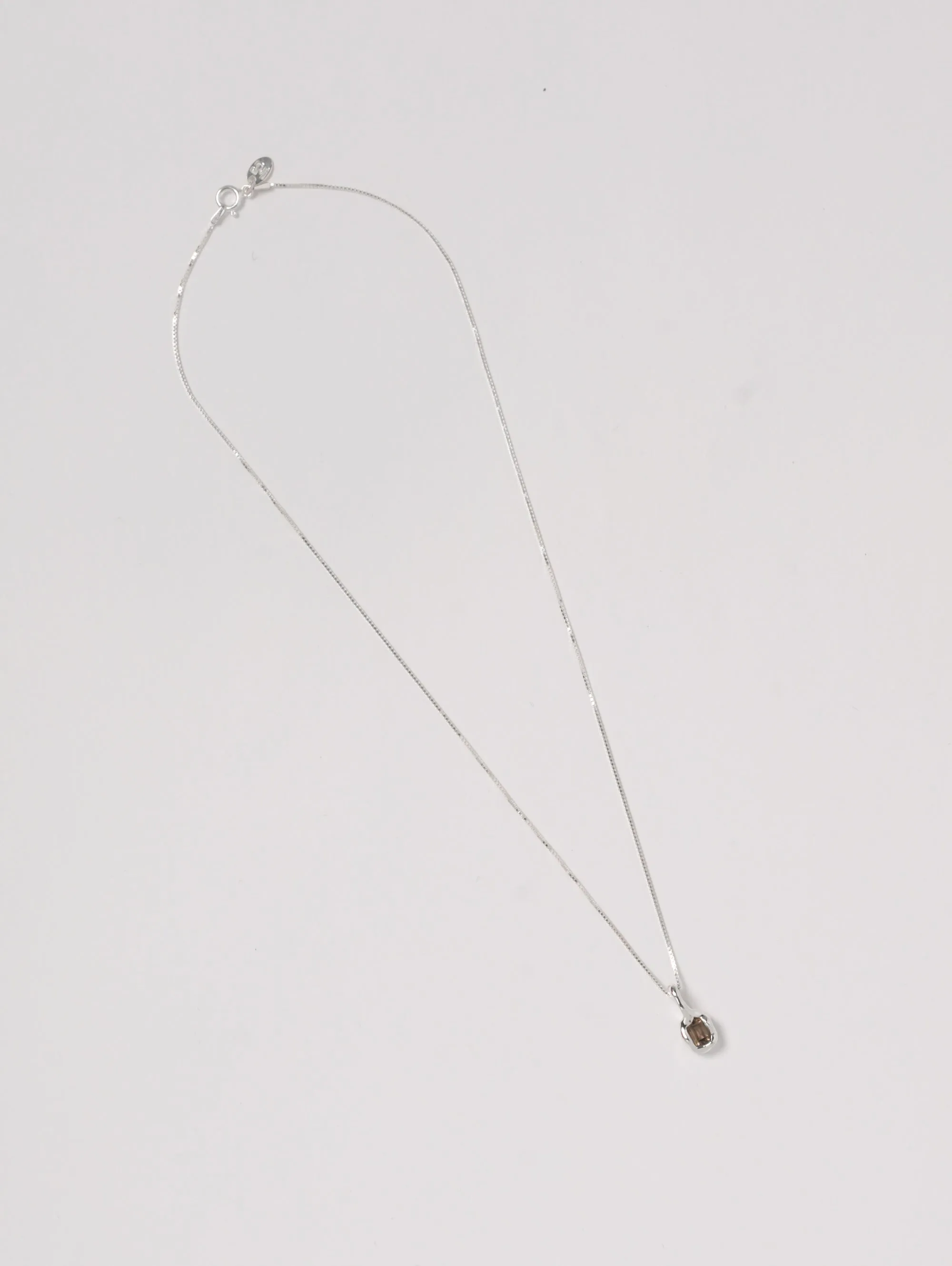 Uma Necklace in Smoke Quartz and Sterling Silver sold by Wolf Circus product image thumbnail 3