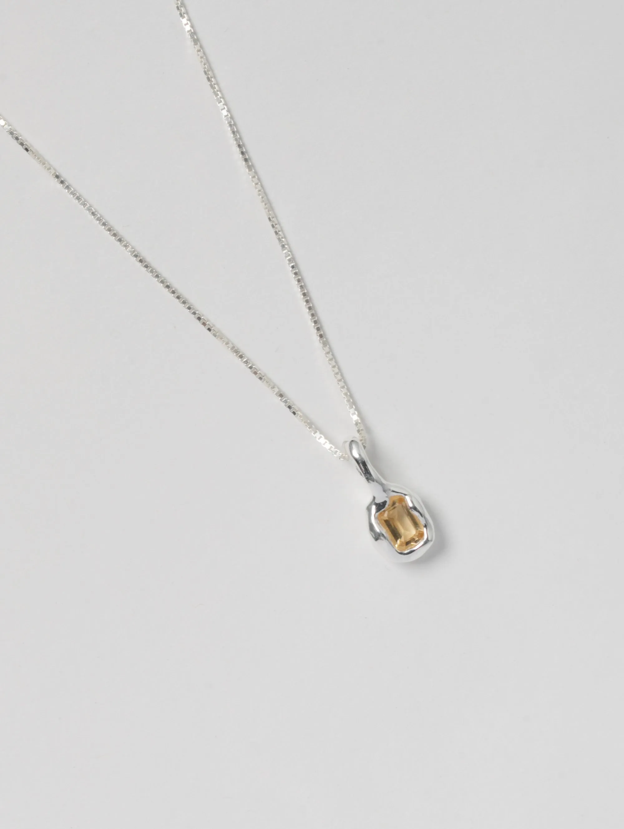 Uma Necklace in Citrine and Sterling Silver sold by Wolf Circus