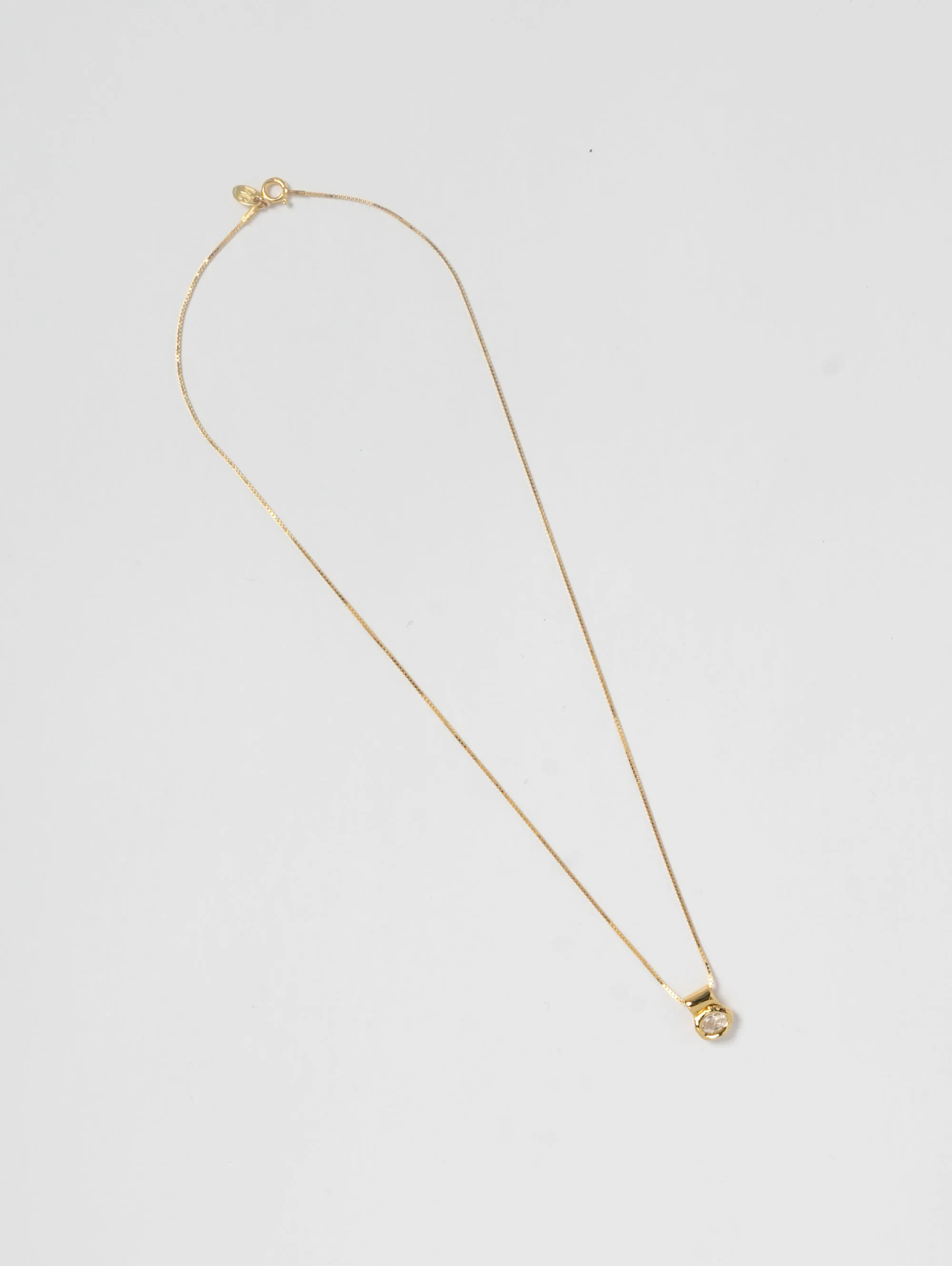 Cora Necklace in White Topaz and Gold sold by Wolf Circus product image thumbnail 3