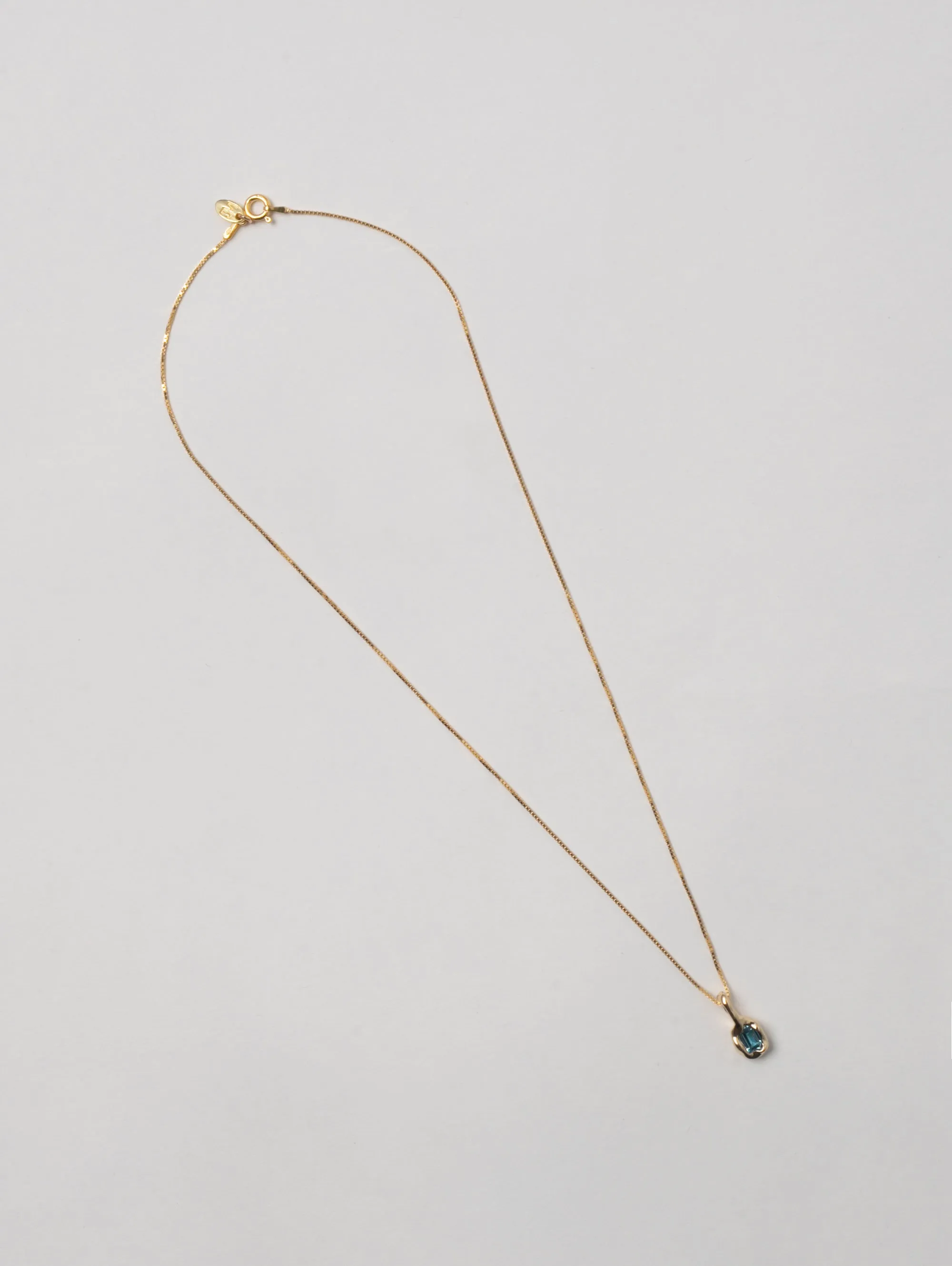 Uma Necklace in Blue Topaz and Gold sold by Wolf Circus product image thumbnail 3