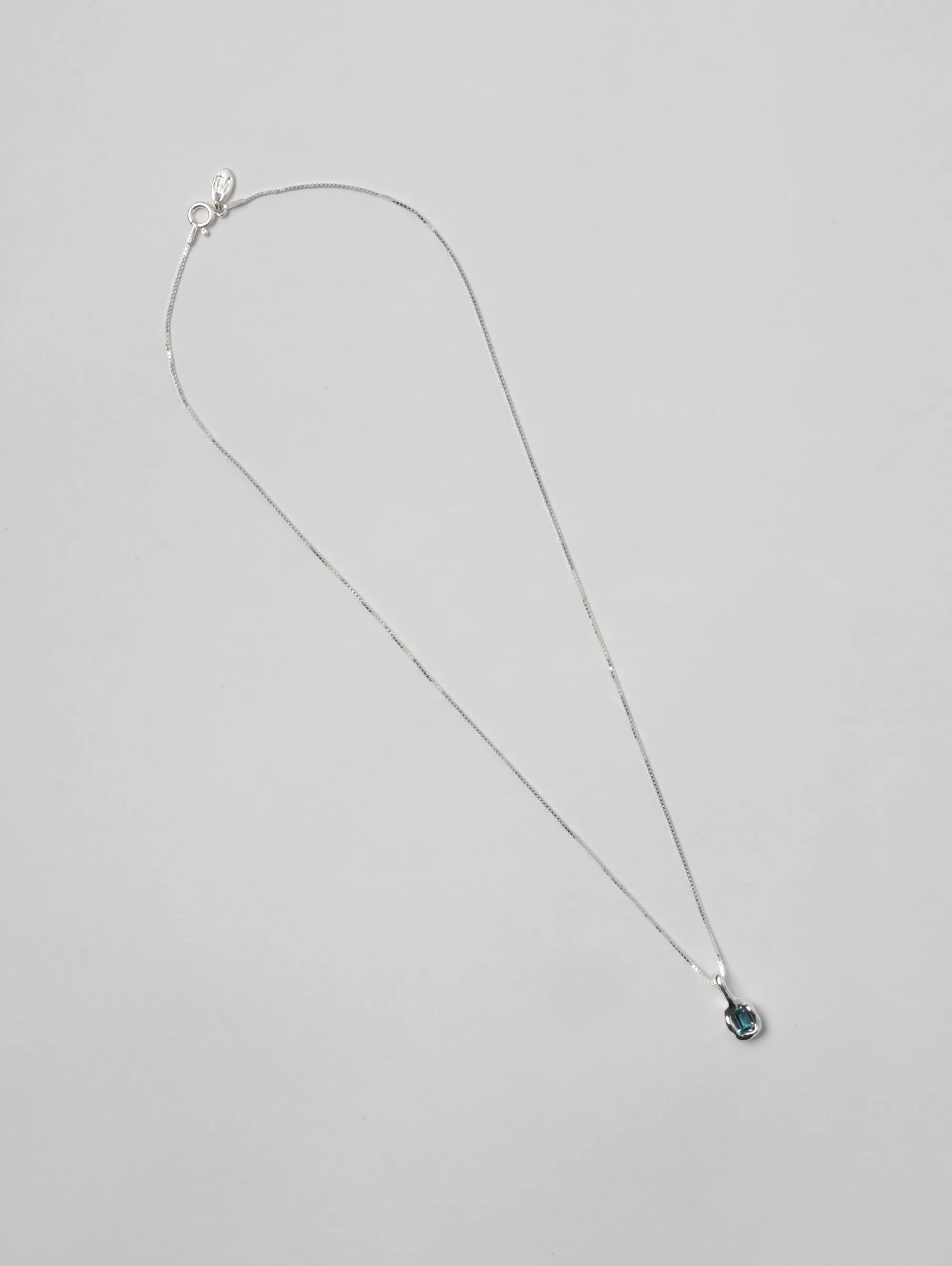 Uma Necklace in Blue Topaz and Sterling Silver sold by Wolf Circus product image thumbnail 4