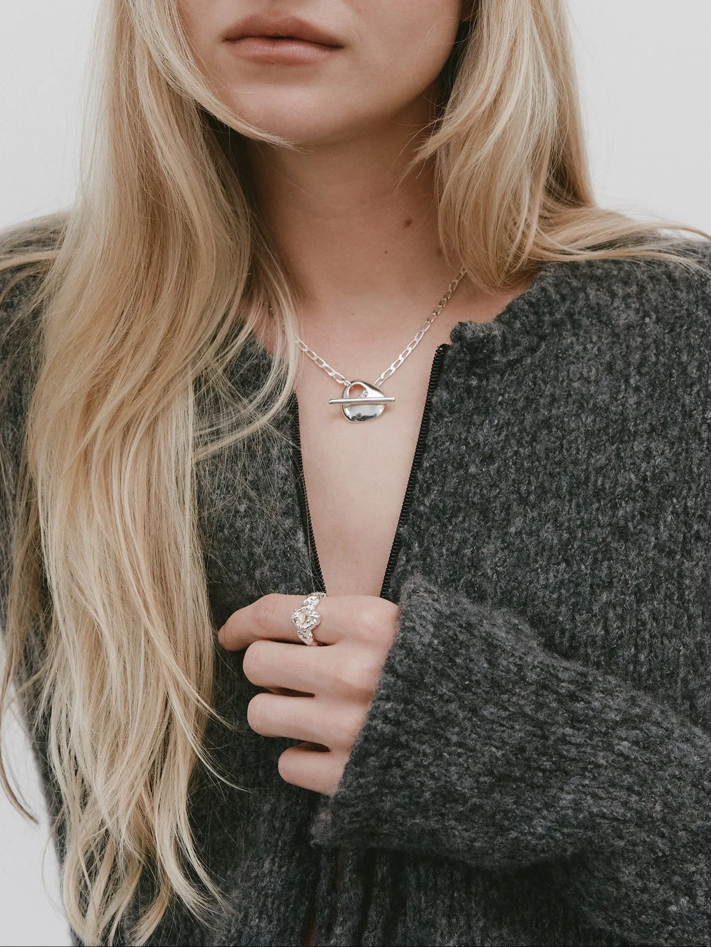 Kaia Necklace in Sterling Silver sold by Wolf Circus product image thumbnail 3