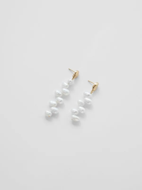 Leila Earrings in Gold made by Wolf Circus