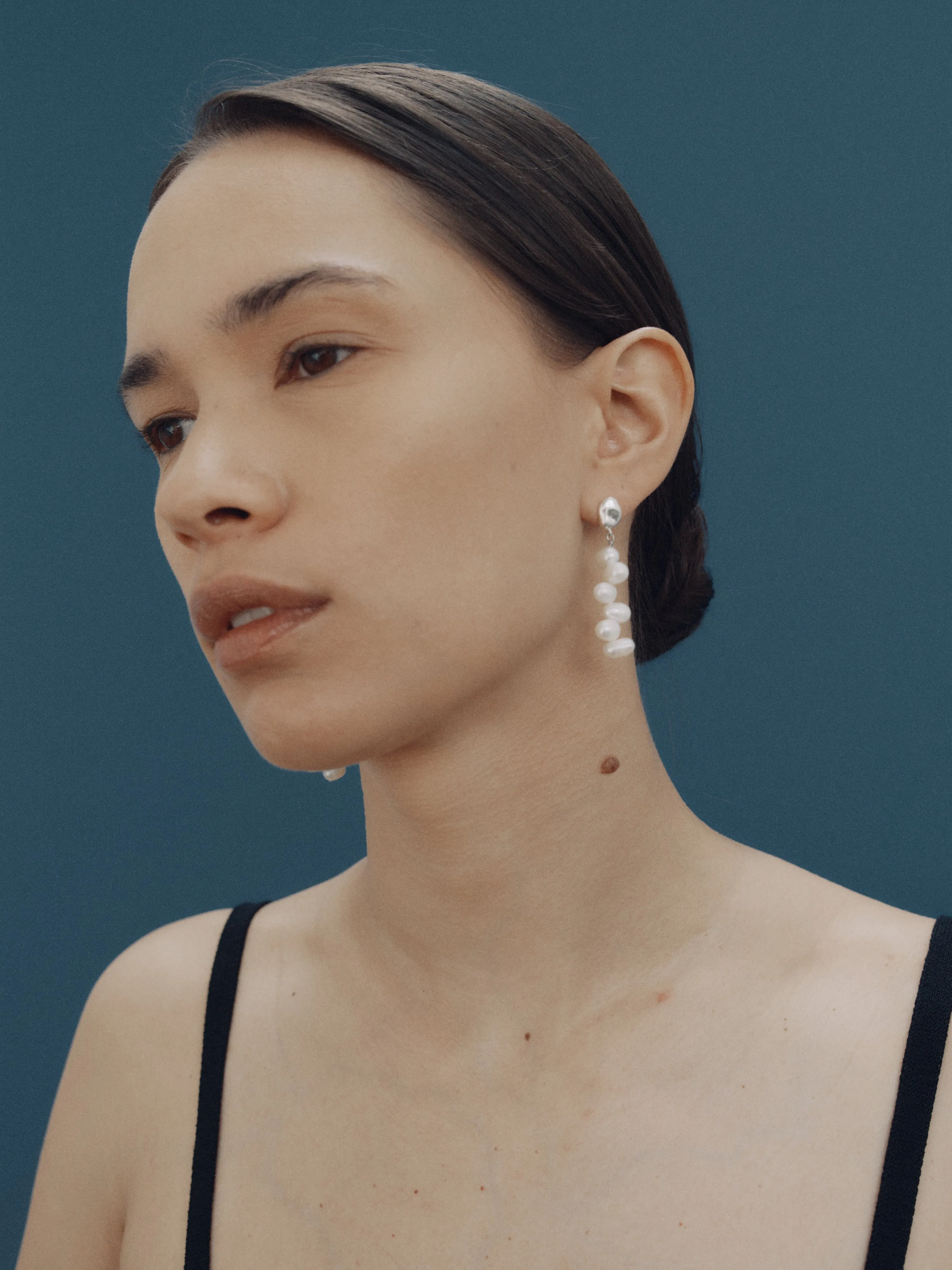 Leila Earrings in Sterling Silver sold by Wolf Circus product image thumbnail 3