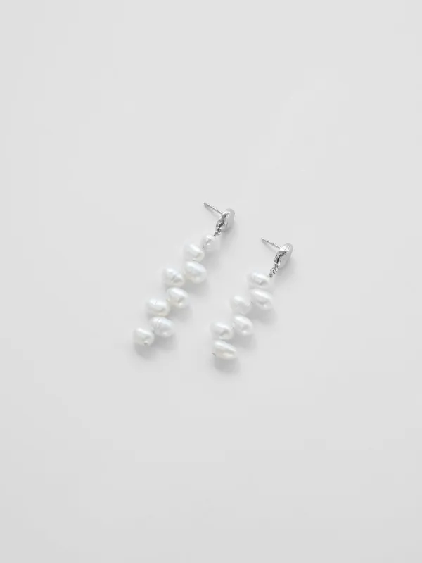 Leila Earrings in Sterling Silver made by Wolf Circus