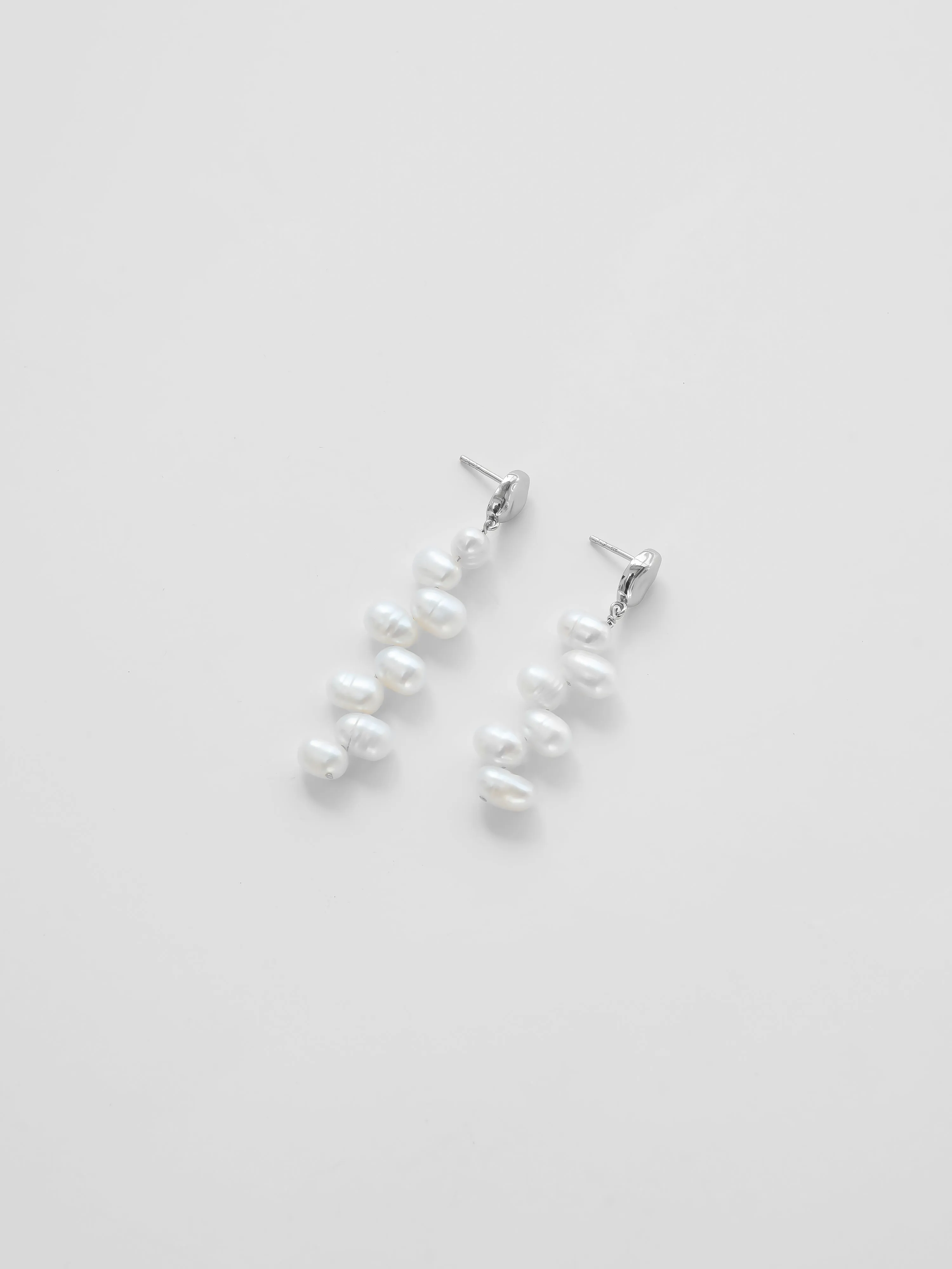 Leila Earrings in Sterling Silver sold by Wolf Circus