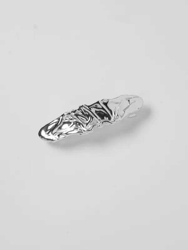 Frida Hair Barrette in Silver made by Wolf Circus