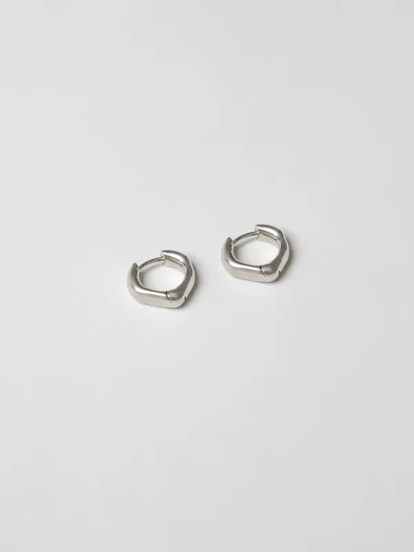 Isla Hoops in Sterling Silver (Sample) made by Wolf Circus