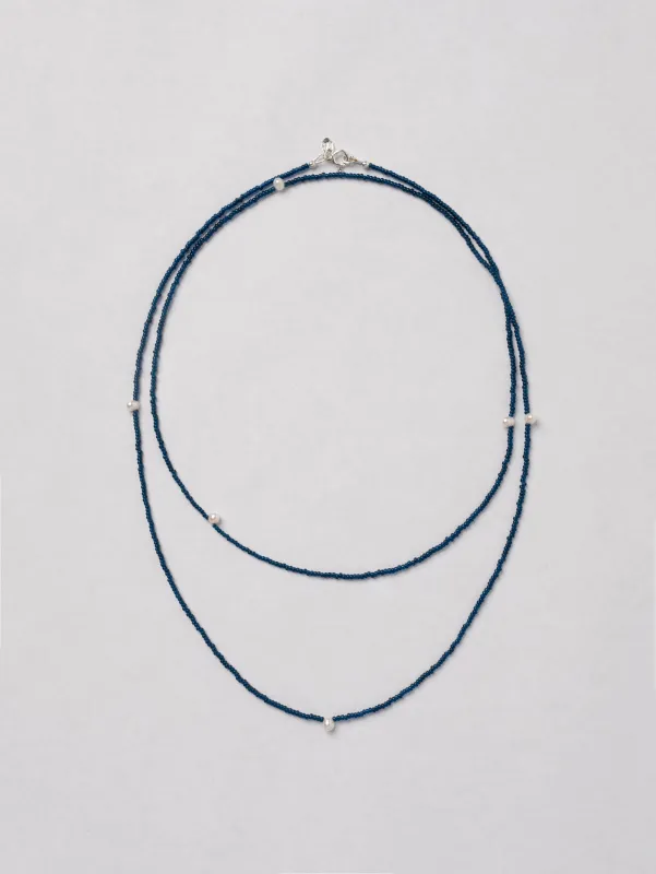 Olivia Necklace in Blue made by Wolf Circus
