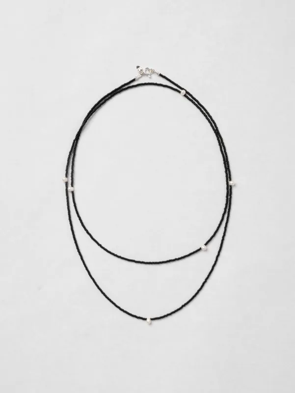 Olivia Necklace in Black made by Wolf Circus