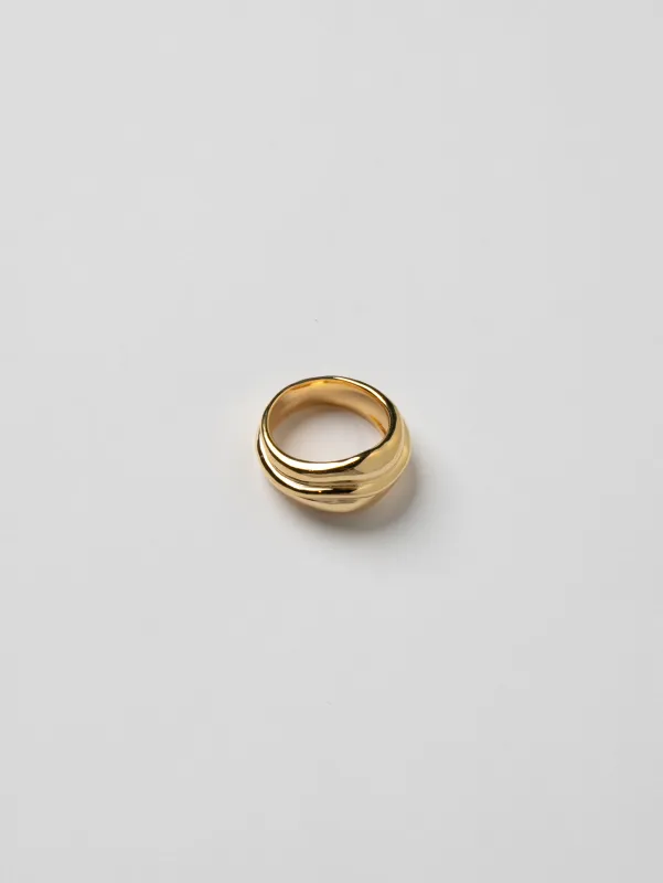 Dallas Ring in Gold made by Wolf Circus