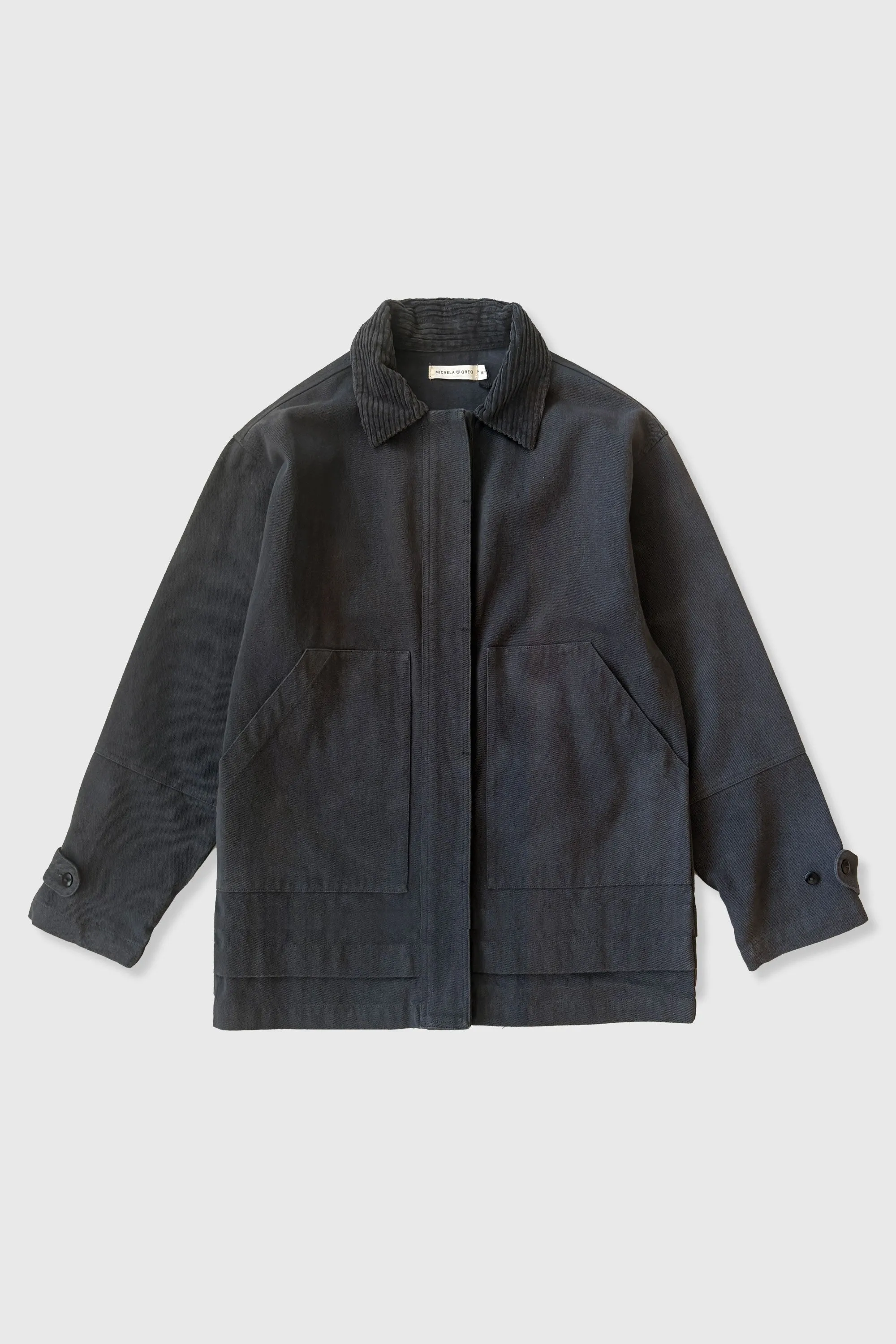 Faded Black Field Jacket sold by Micaela Greg product image thumbnail 2