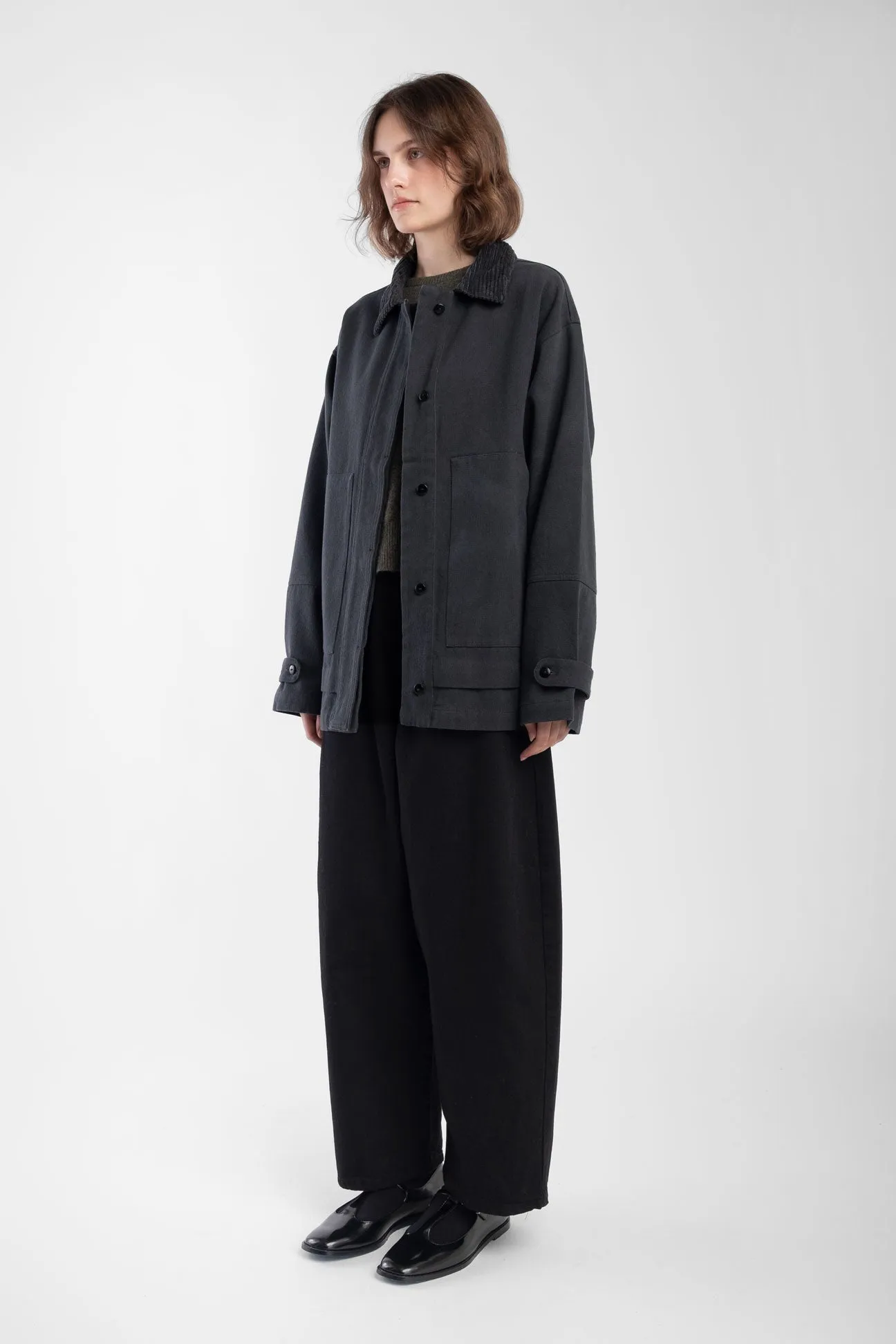 Faded Black Field Jacket sold by Micaela Greg product image thumbnail 4