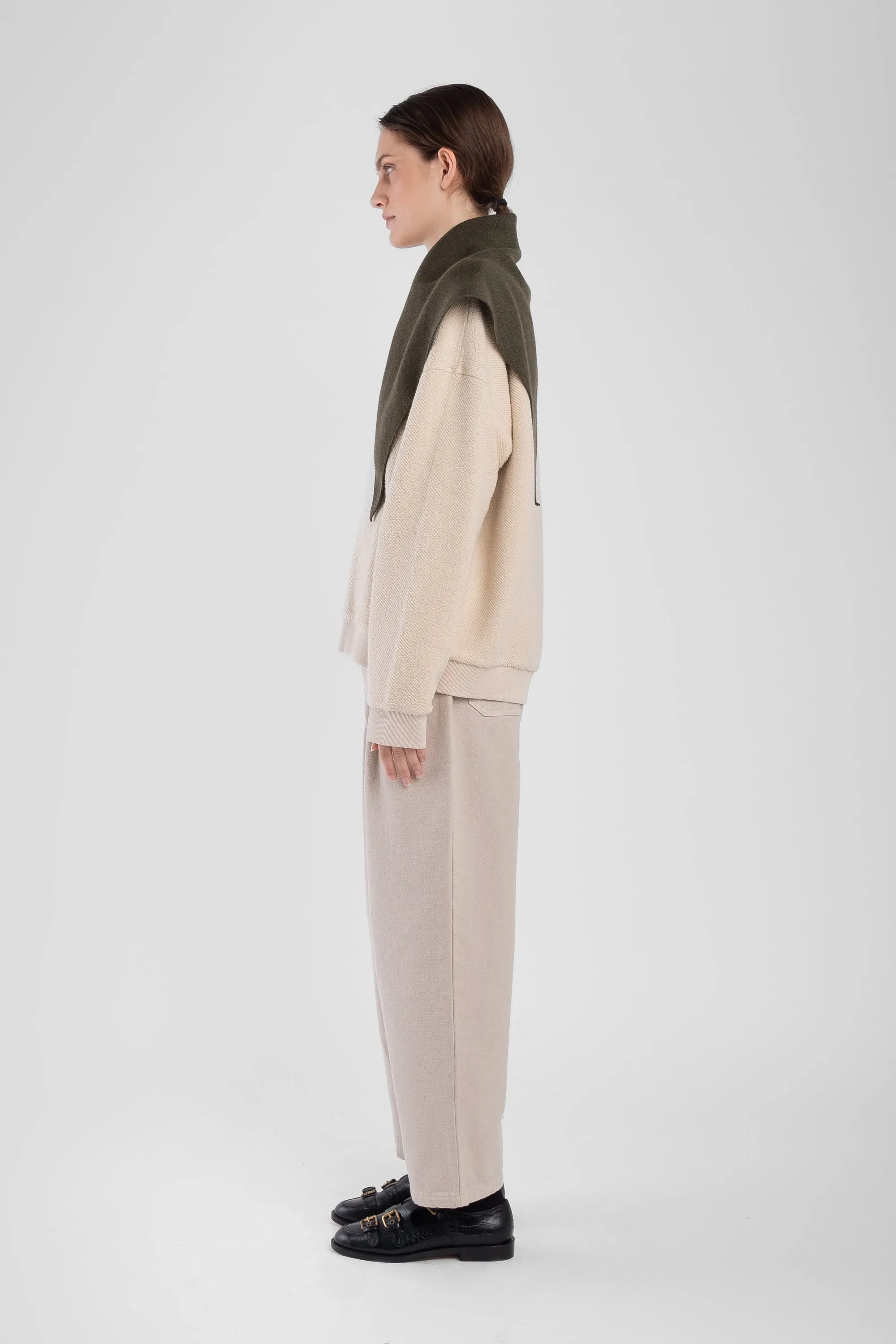 Olive Bandana Scarf sold by Micaela Greg product image thumbnail 3