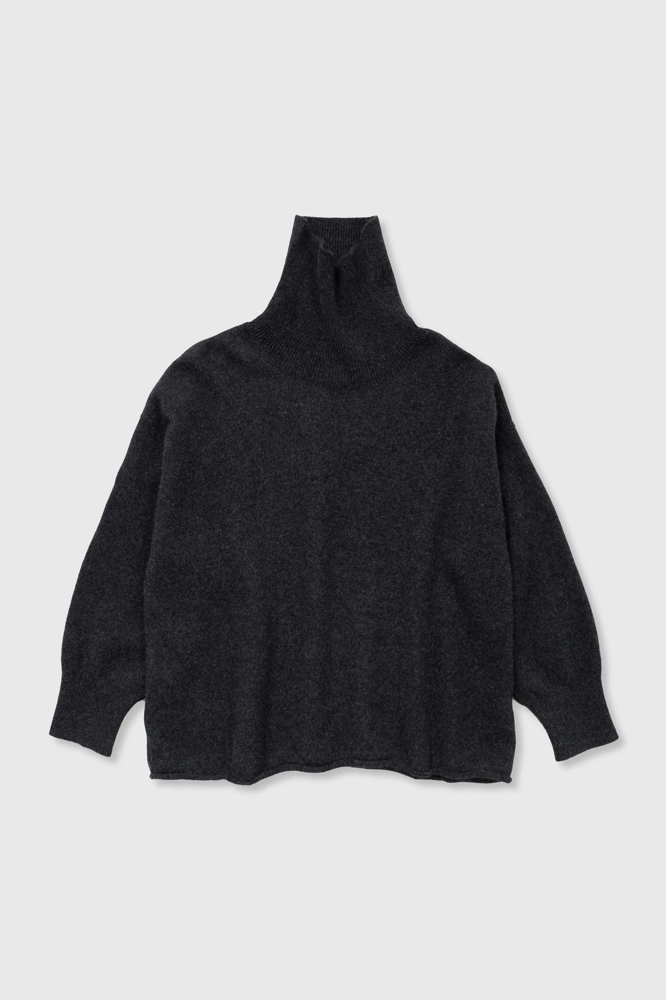 Charcoal Cashmere High Neck Sweater sold by Micaela Greg product image thumbnail 2