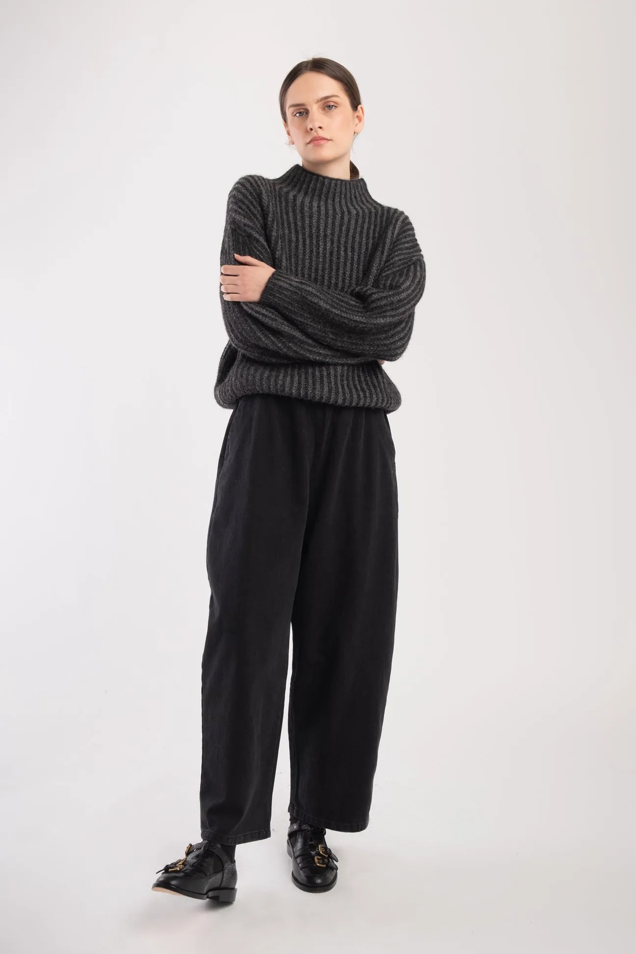 Charcoal Ines Sweater sold by Micaela Greg product image thumbnail 5