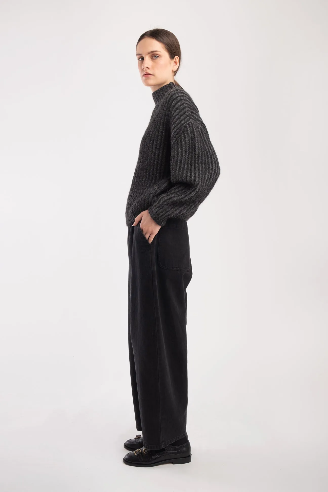 Charcoal Ines Sweater sold by Micaela Greg product image thumbnail 3