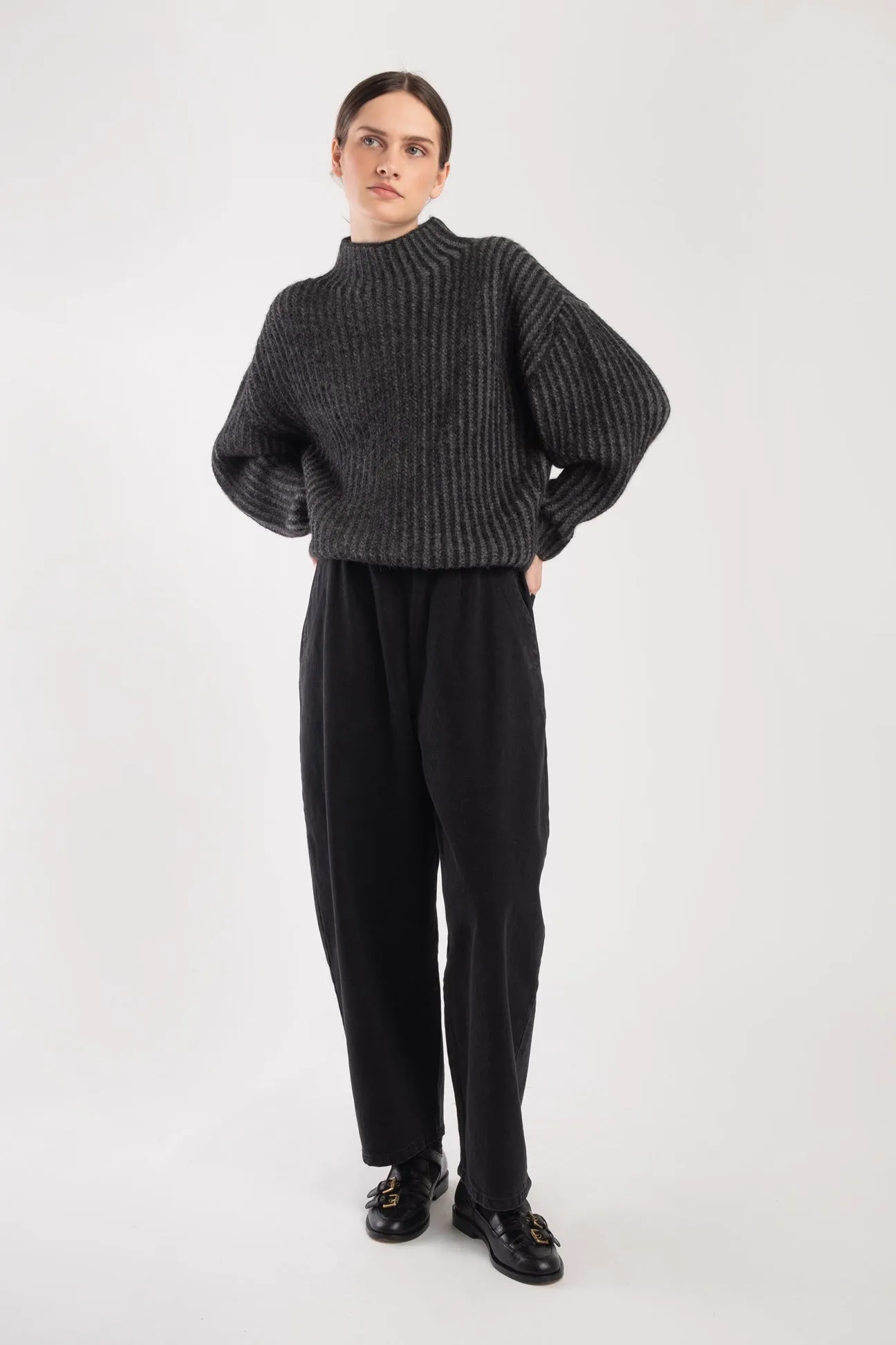 Charcoal Ines Sweater sold by Micaela Greg product image thumbnail 4