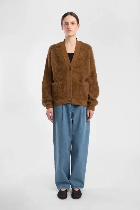 Golden Kiko Cardigan sold by Micaela Greg