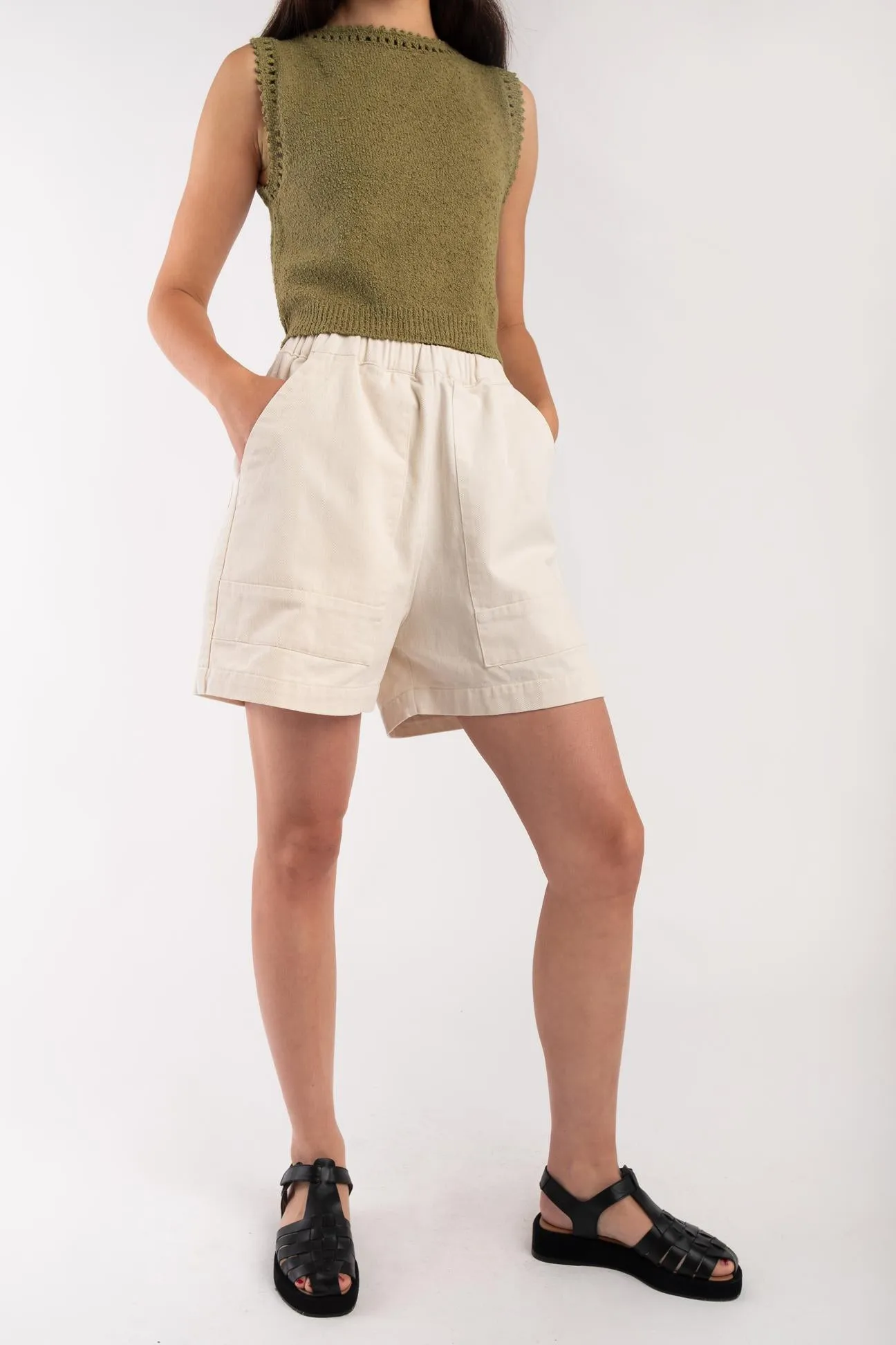 Cream Field Short sold by Micaela Greg product image thumbnail 3