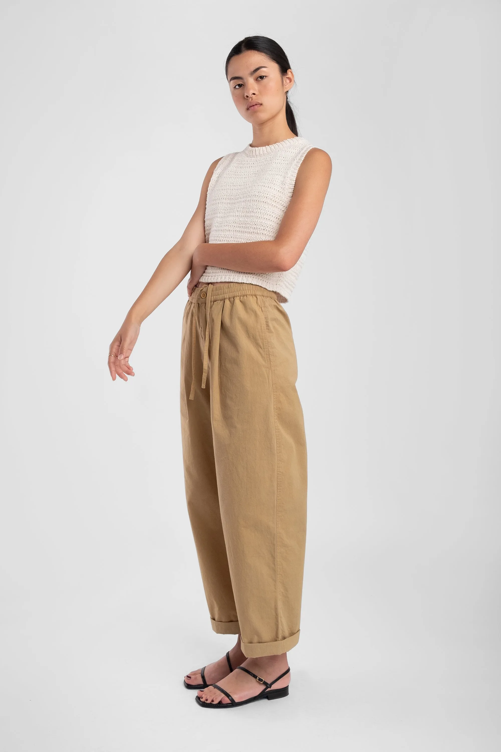 Cream Ribbon Tank sold by Micaela Greg product image thumbnail 5