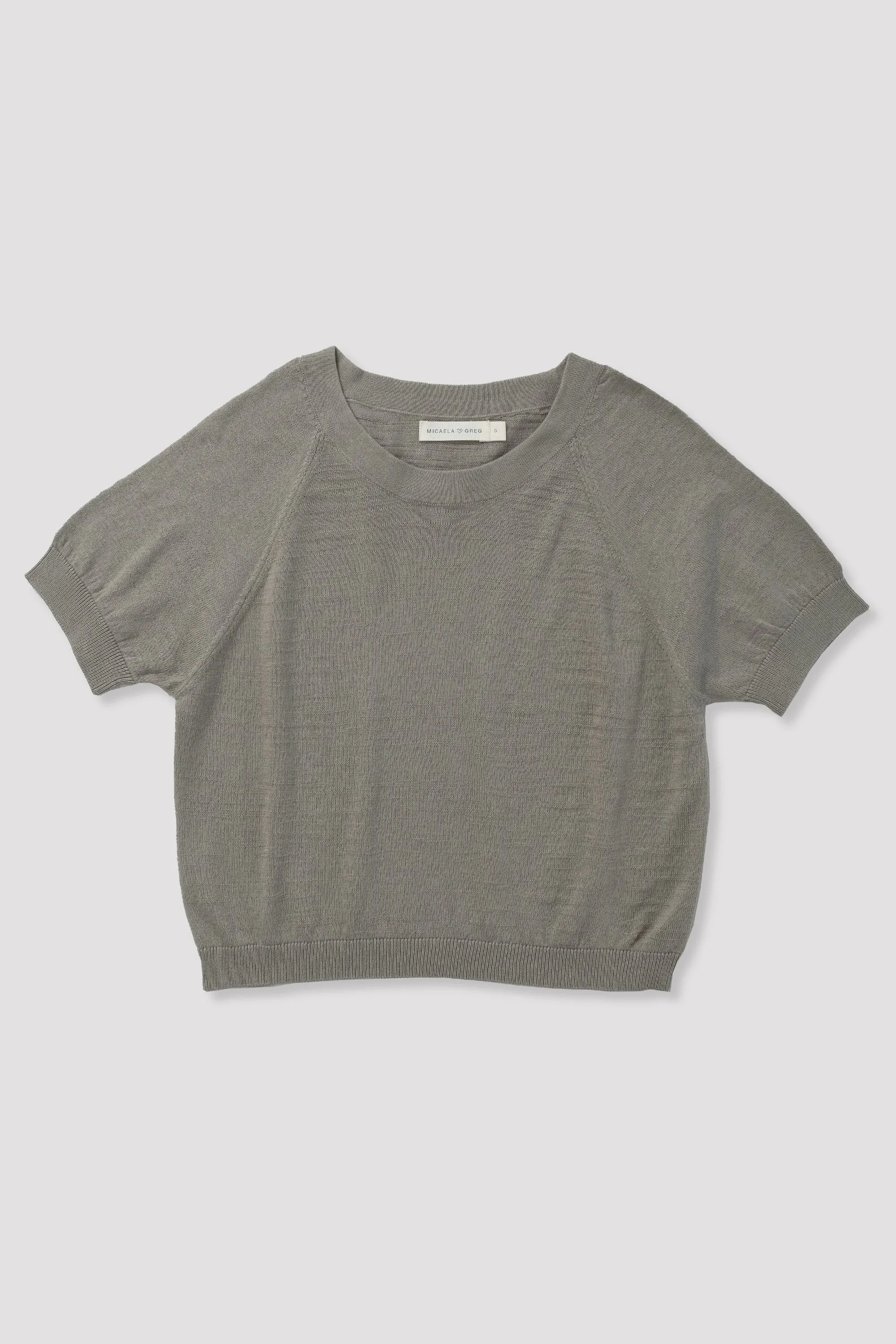 Fog Green Raglan Tee sold by Micaela Greg product image thumbnail 2