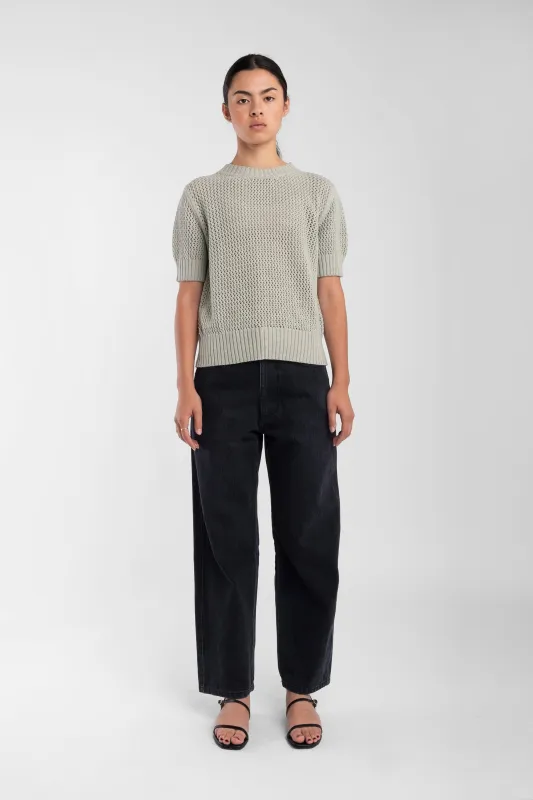 Matcha Net Pullover made by Micaela Greg