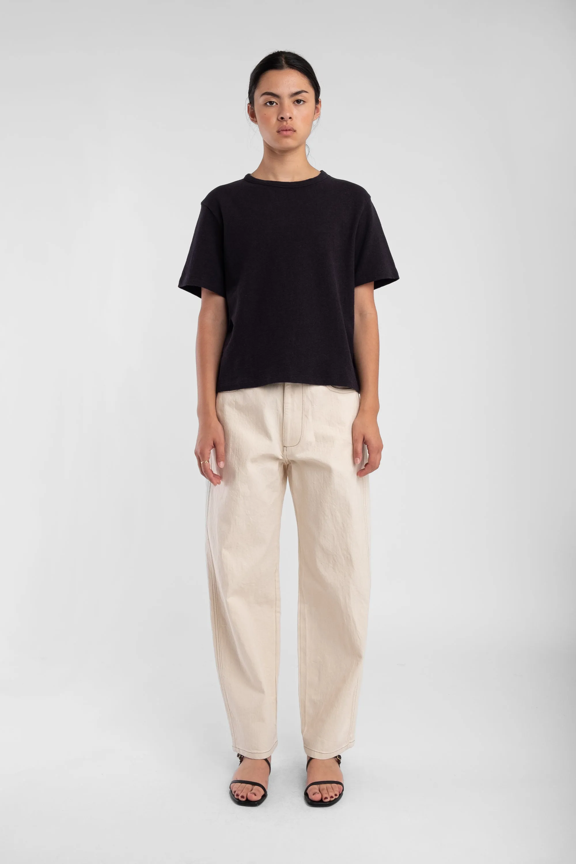 Faded Black Terry Tee sold by Micaela Greg