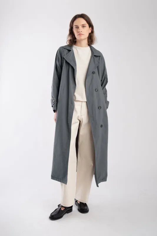 Mineral Green Seamed Trench sold by Micaela Greg