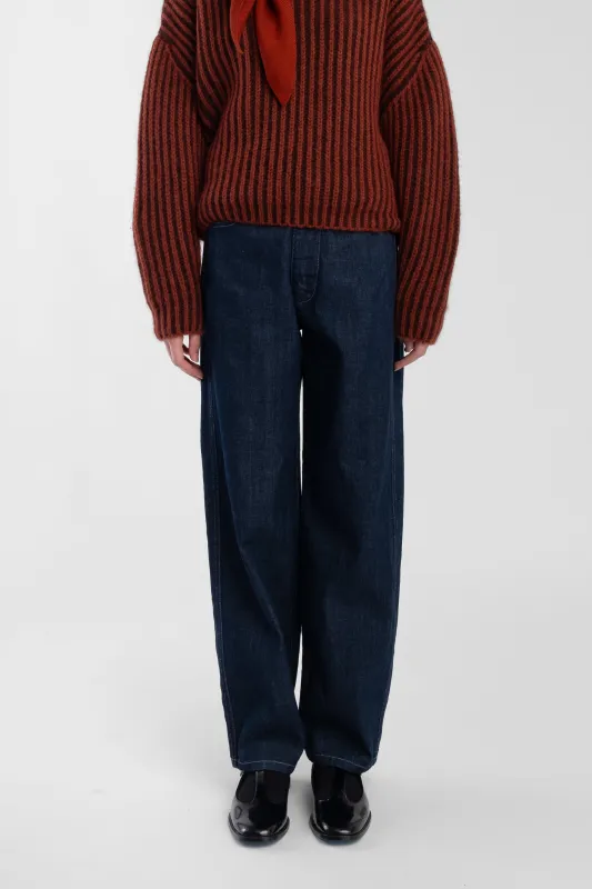 Dark Indigo Panel Jean made by Micaela Greg