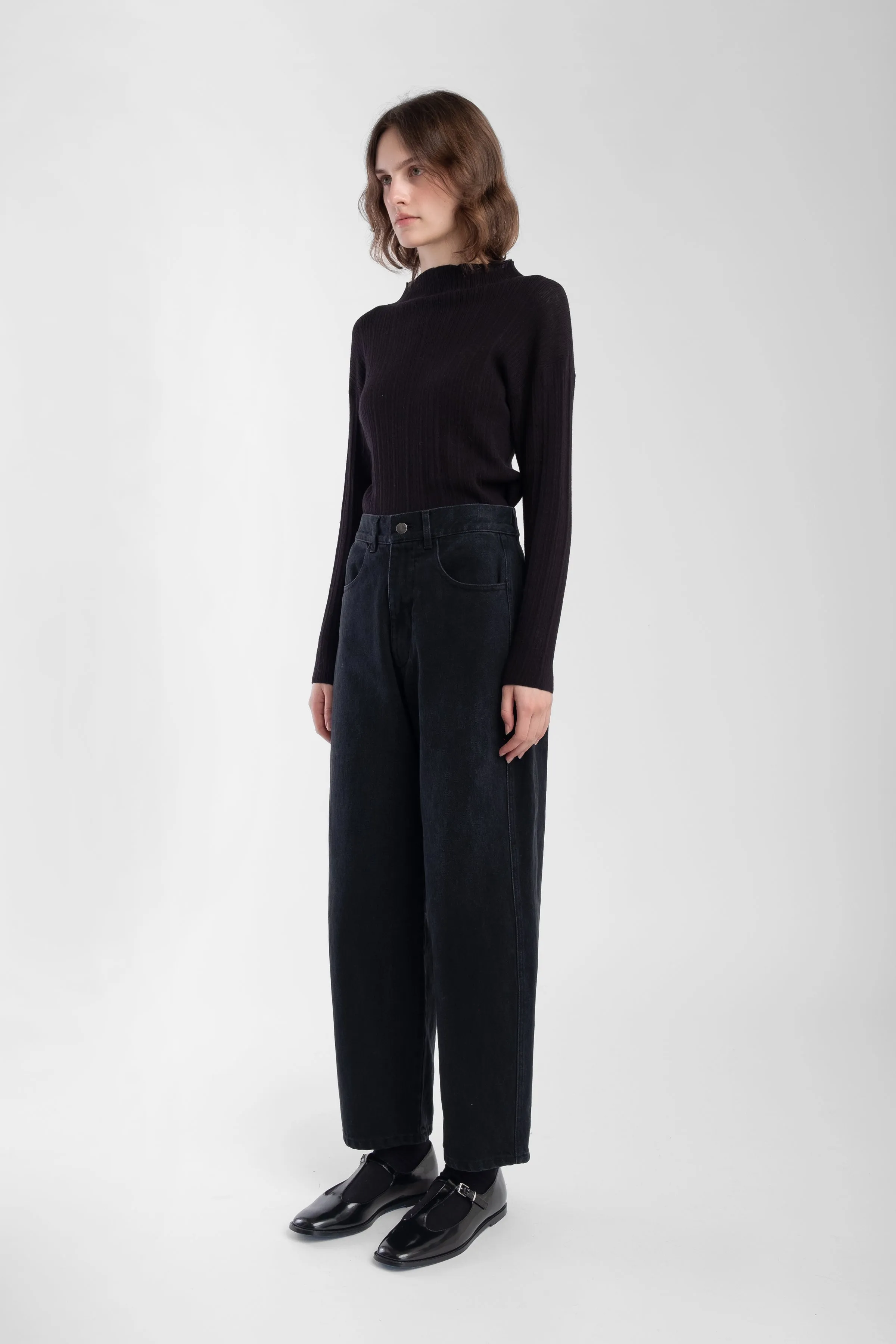 Faded Black Panel Jean sold by Micaela Greg product image thumbnail 4