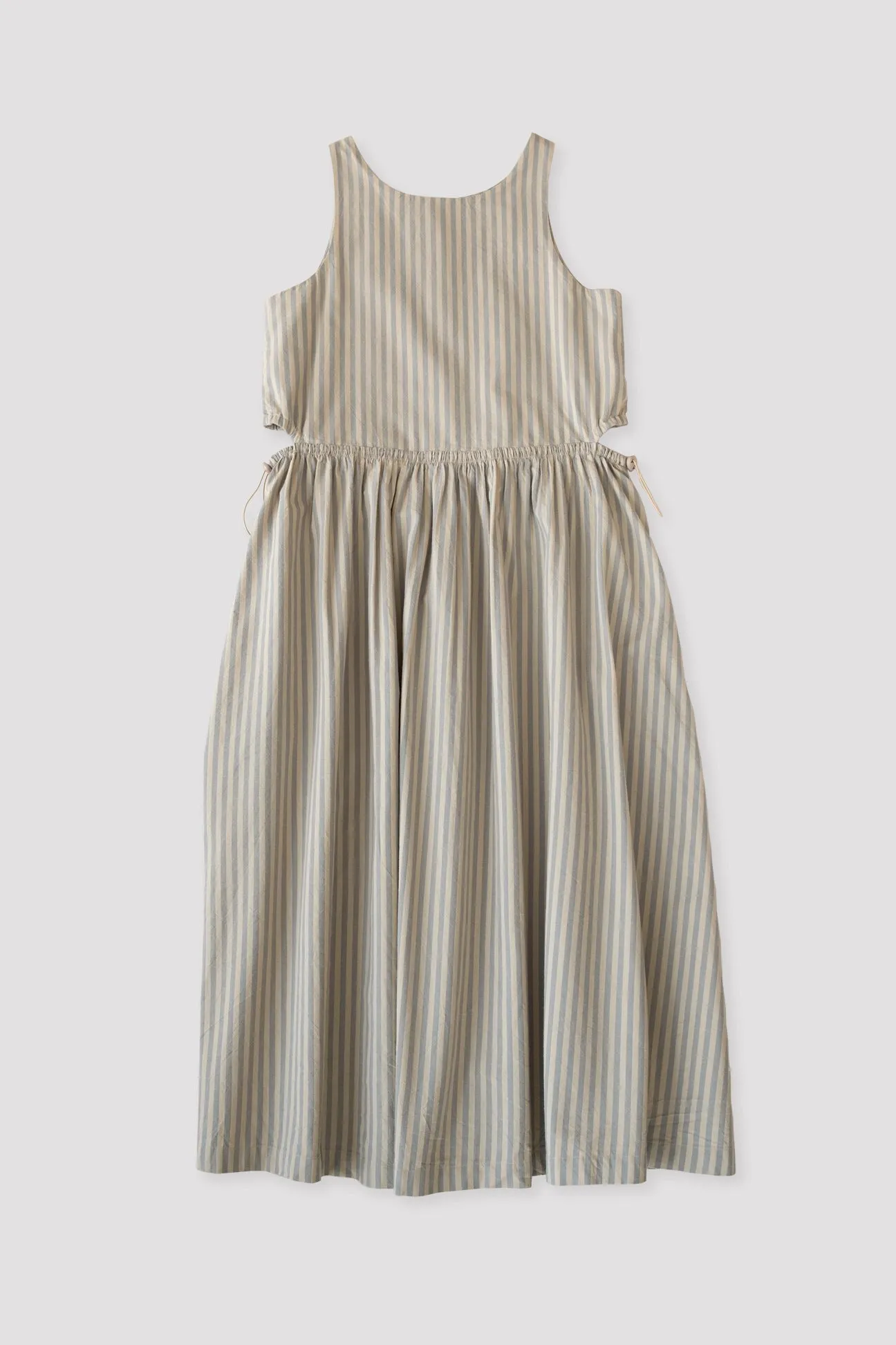 Muted Stripe Cinch Dress sold by Micaela Greg product image thumbnail 2