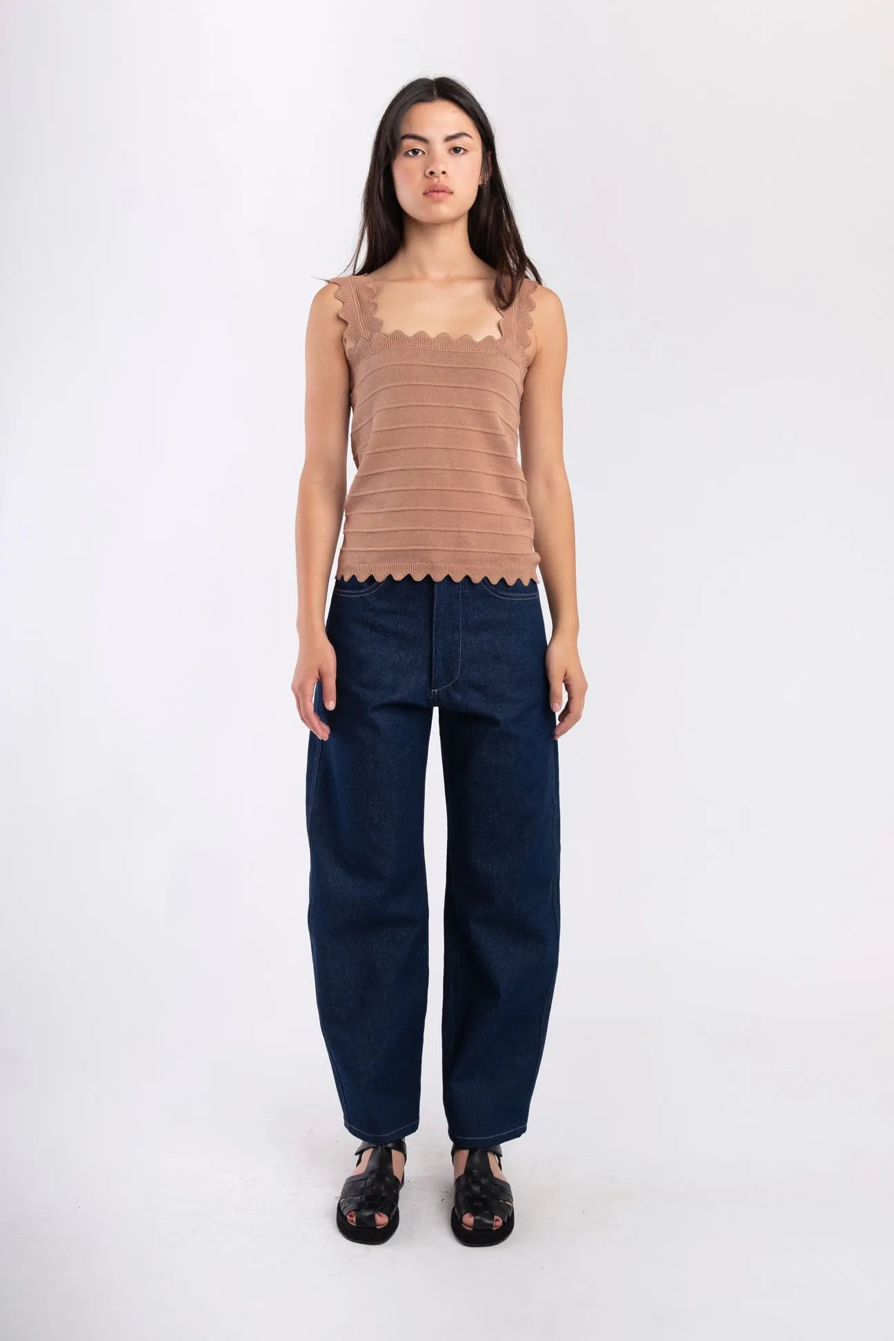 Clay Scallop Tank sold by Micaela Greg