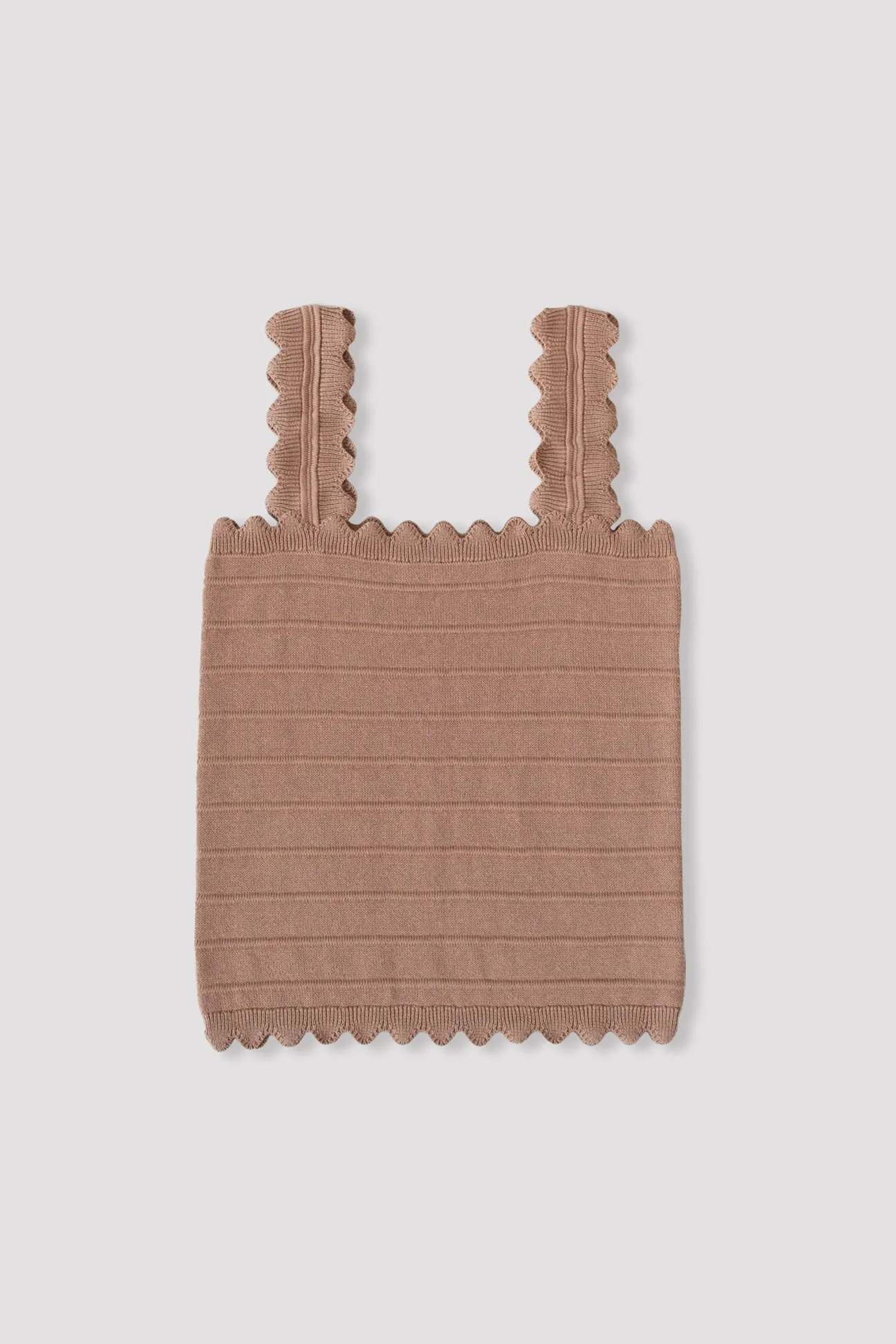 Clay Scallop Tank sold by Micaela Greg product image thumbnail 2