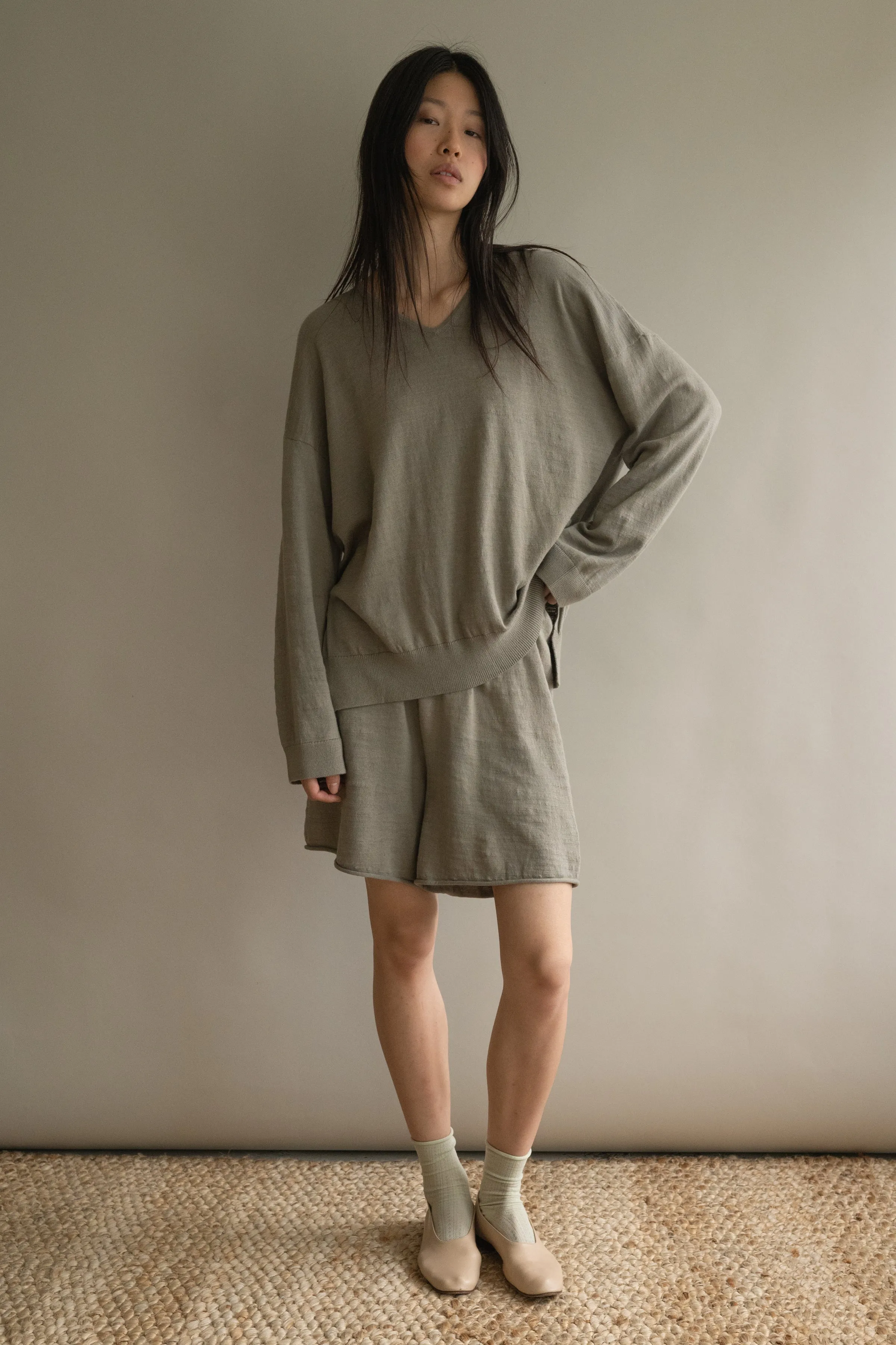 Fog Green Long Short sold by Micaela Greg product image thumbnail 3