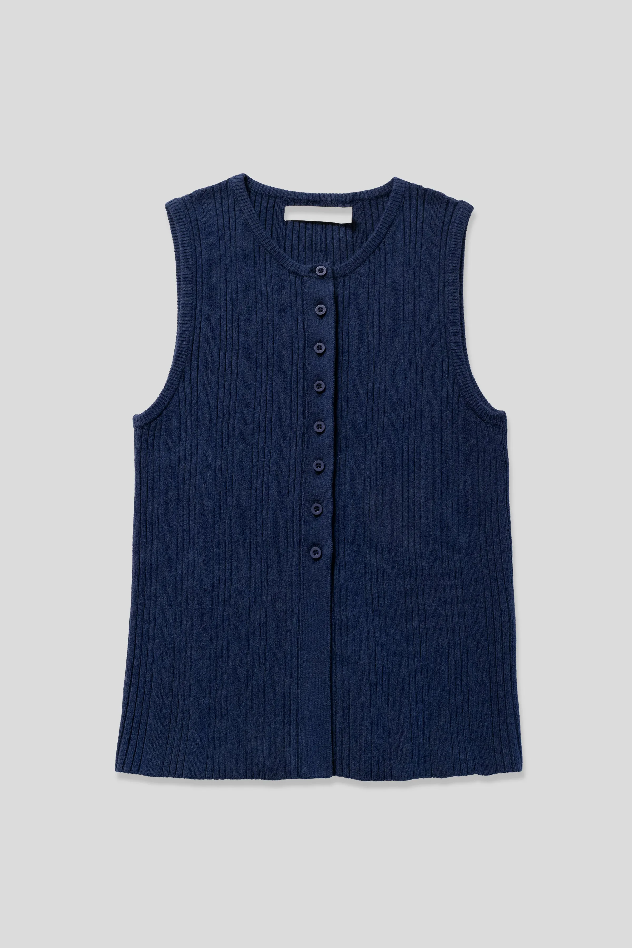 Cobalt Mix Rib Vest sold by Micaela Greg product image thumbnail 2