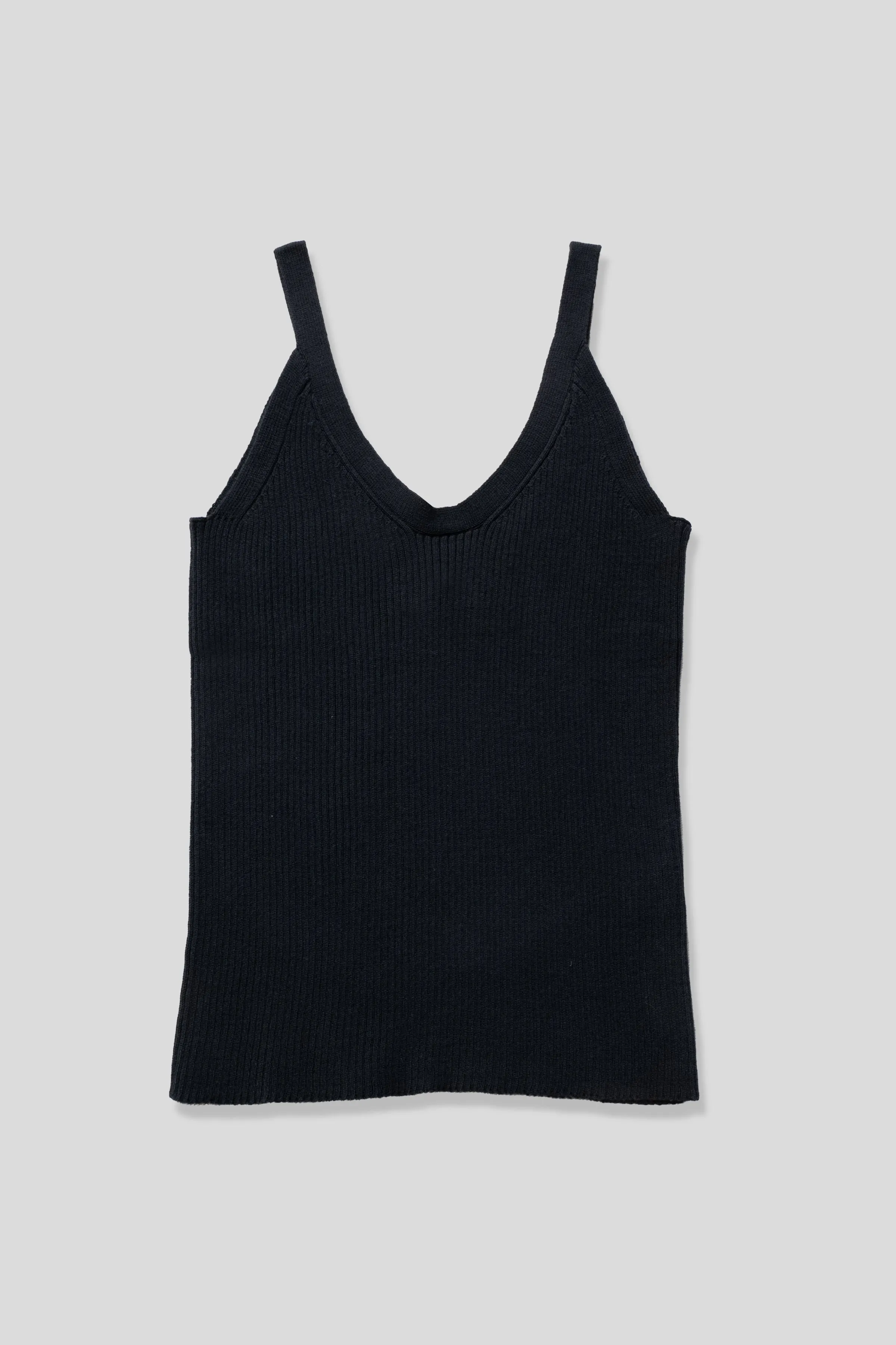 Faded Black Scoop Tank sold by Micaela Greg product image thumbnail 2