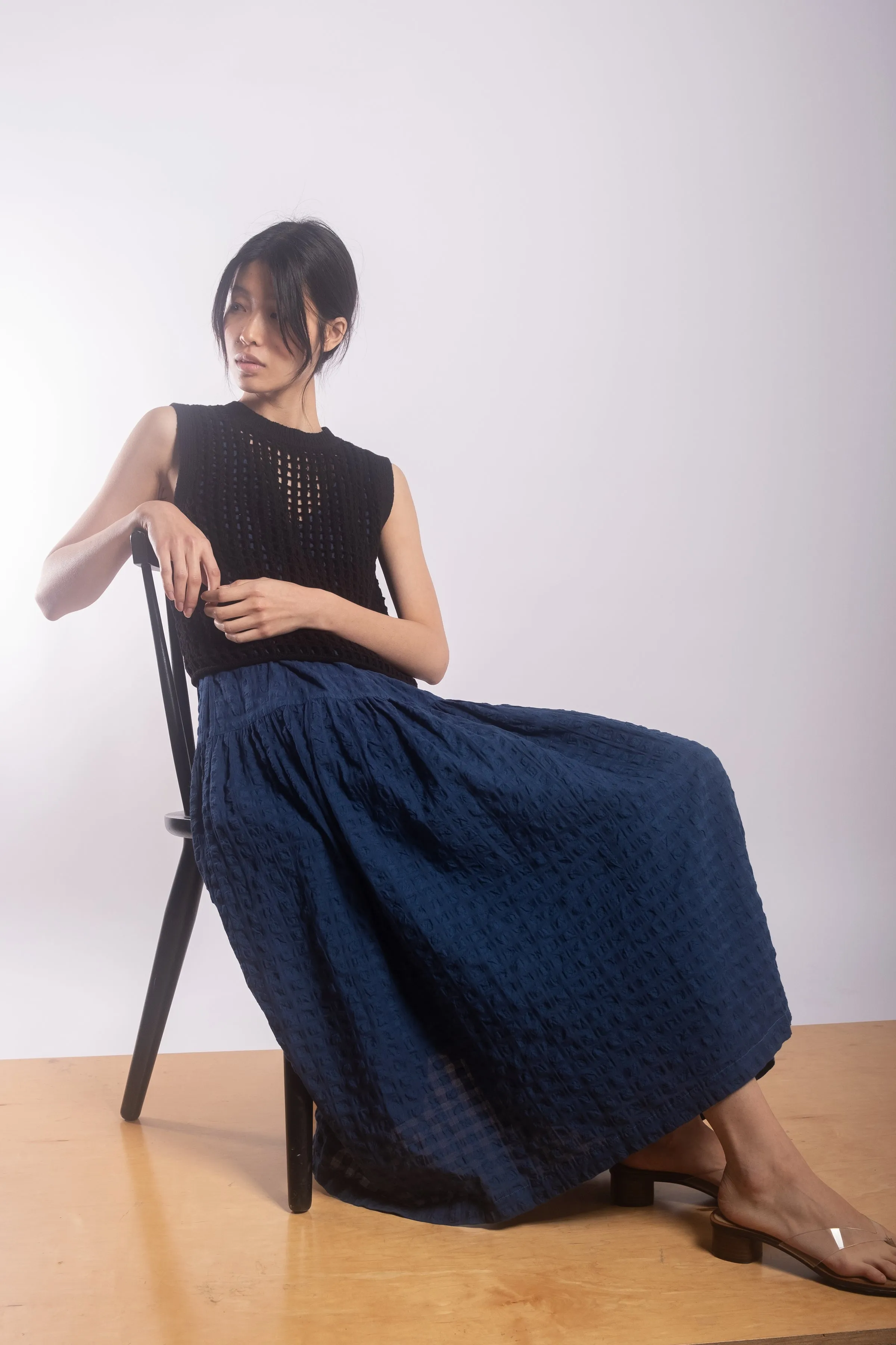 Black Juna Tank sold by Micaela Greg product image thumbnail 4