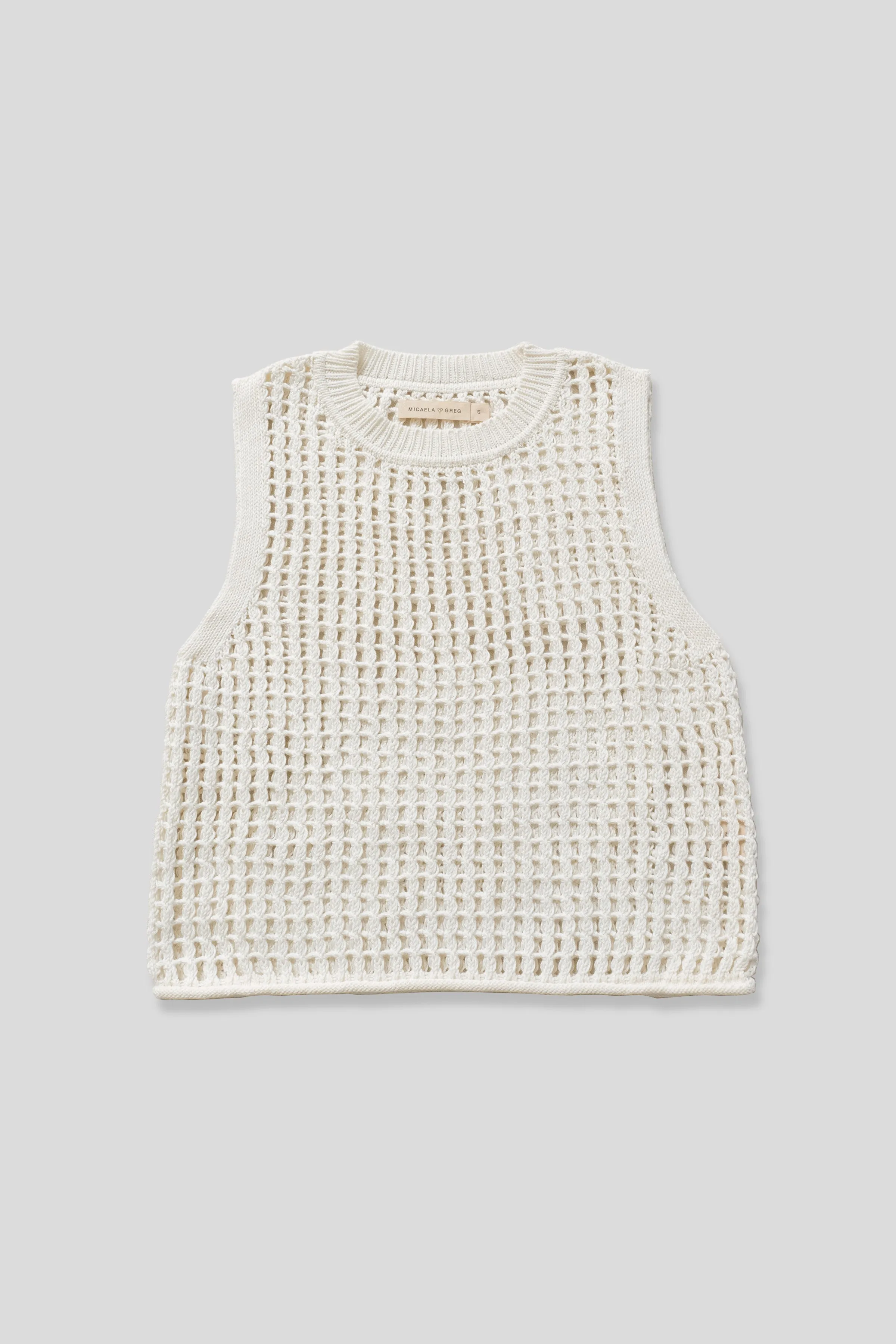 Cream Juna Tank sold by Micaela Greg product image thumbnail 2