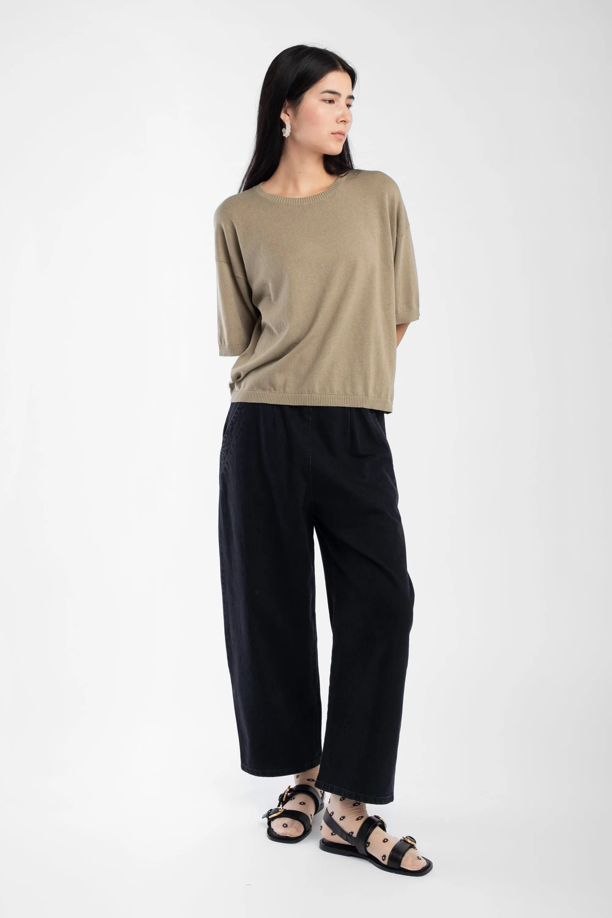 Laurel Extrafine Knit Tee sold by Micaela Greg product image thumbnail 4