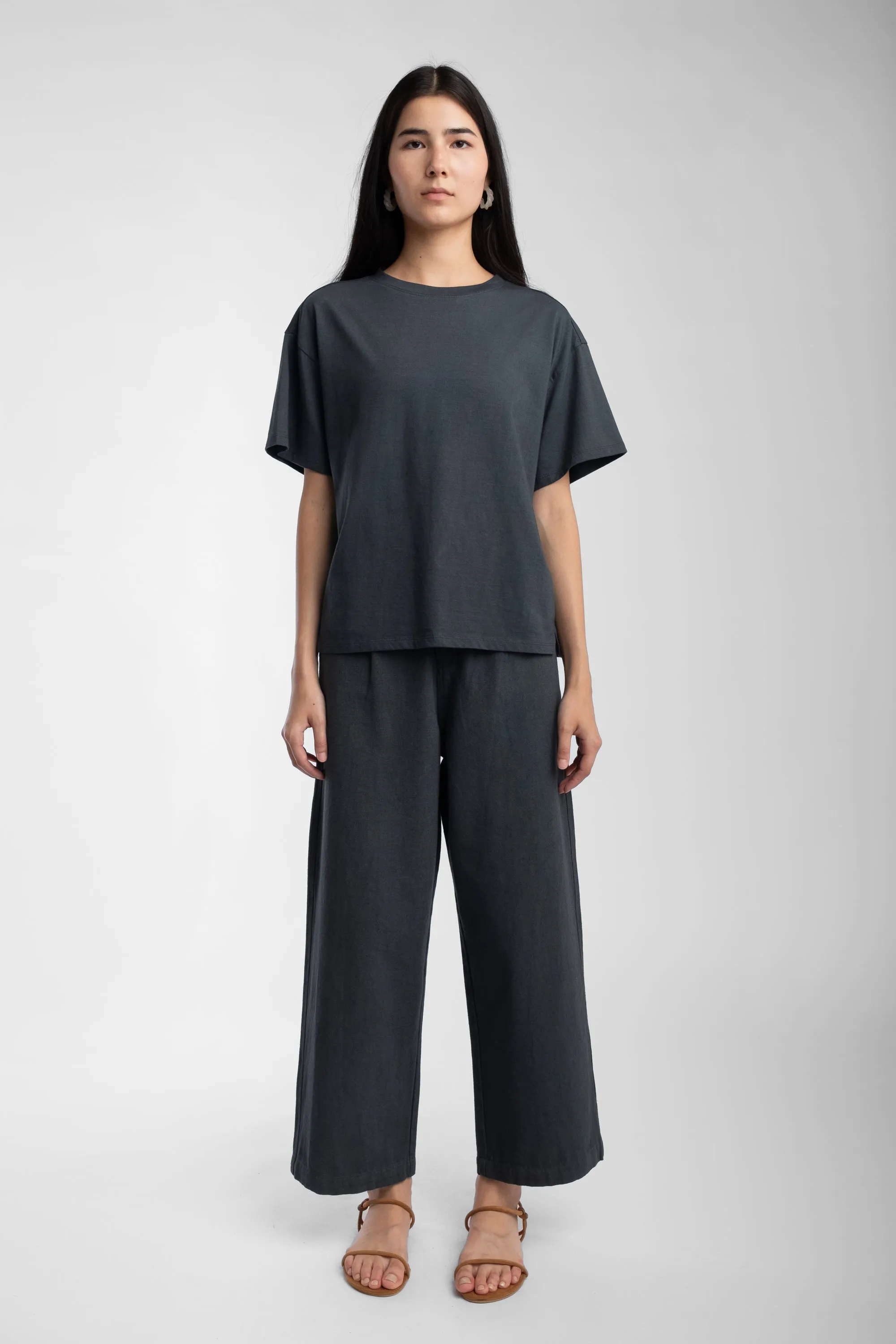 Faded Black Lou Trouser sold by Micaela Greg product image thumbnail 3