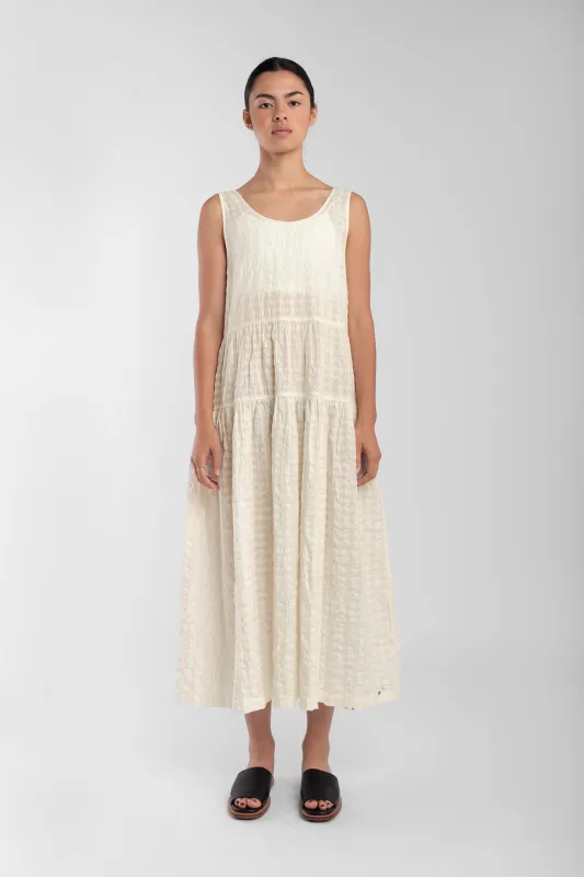 Cream Ira Dress made by Micaela Greg