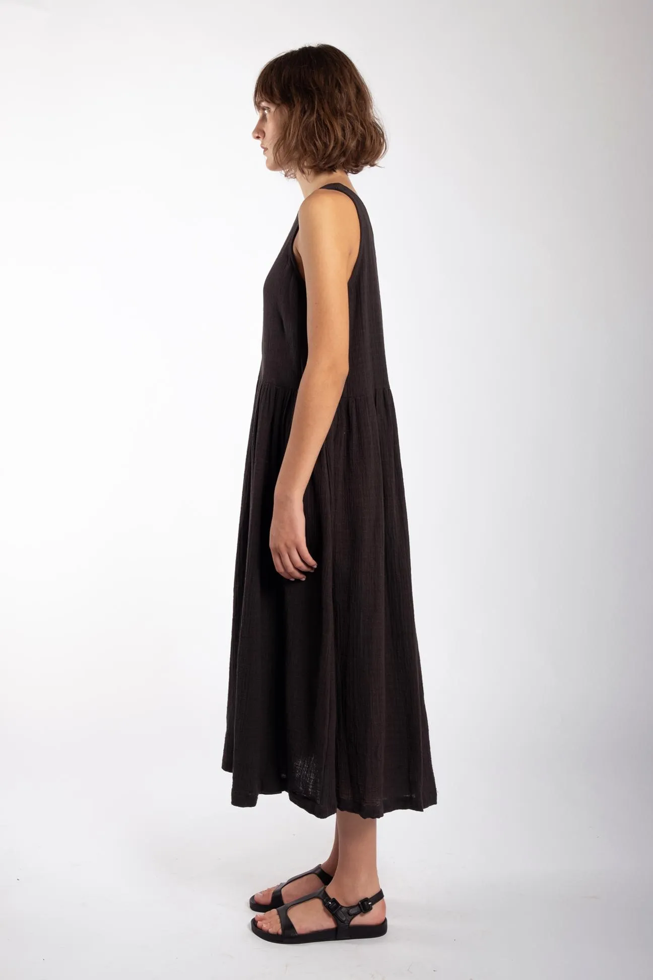 Seconds - Faded Black Tank Dress sold by Micaela Greg product image thumbnail 3