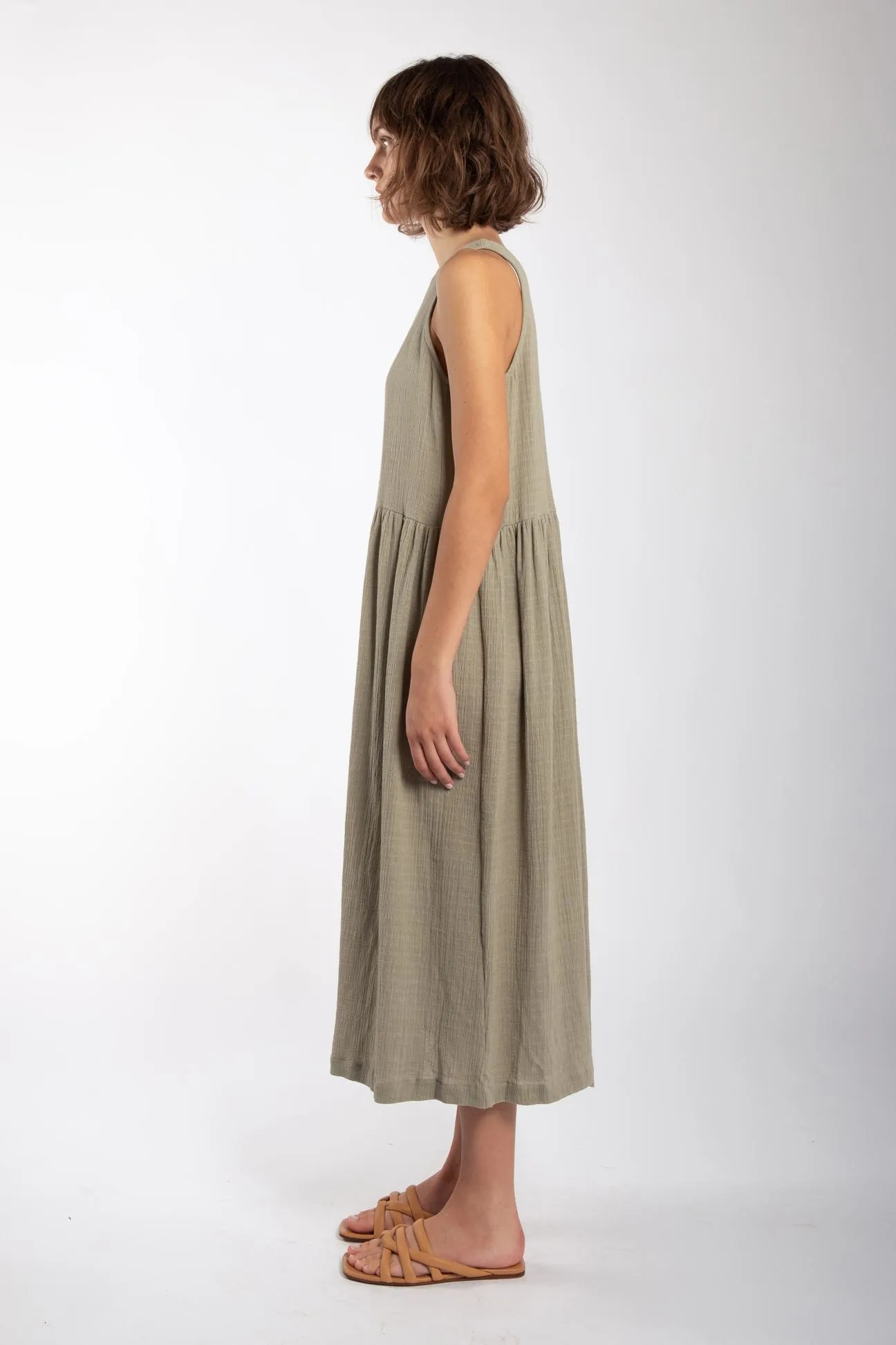 Seconds - Soft Green Tank Dress sold by Micaela Greg product image thumbnail 3