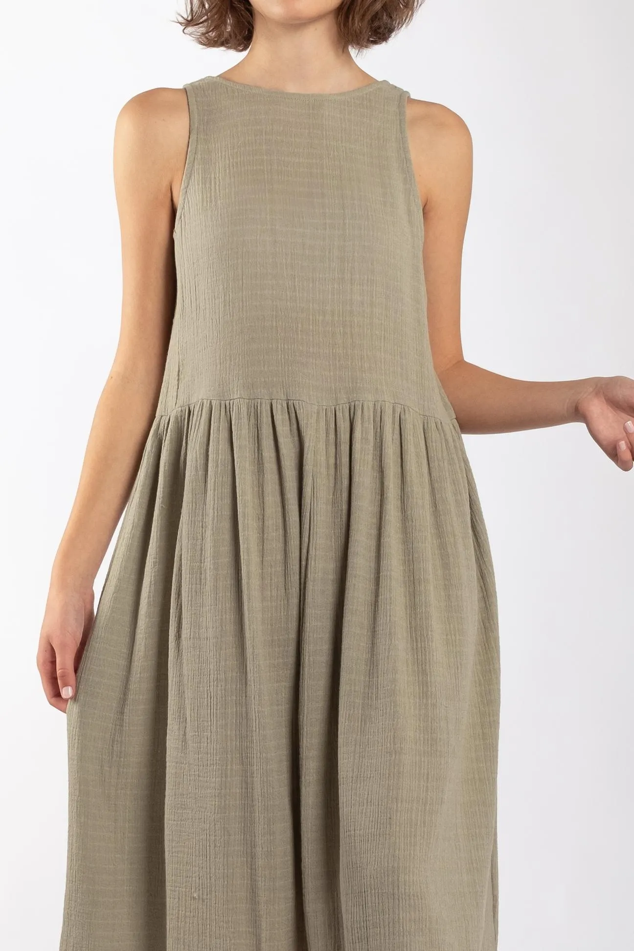 Seconds - Soft Green Tank Dress sold by Micaela Greg product image thumbnail 5