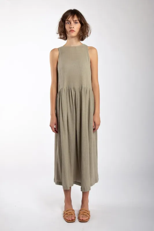 Seconds - Soft Green Tank Dress made by Micaela Greg